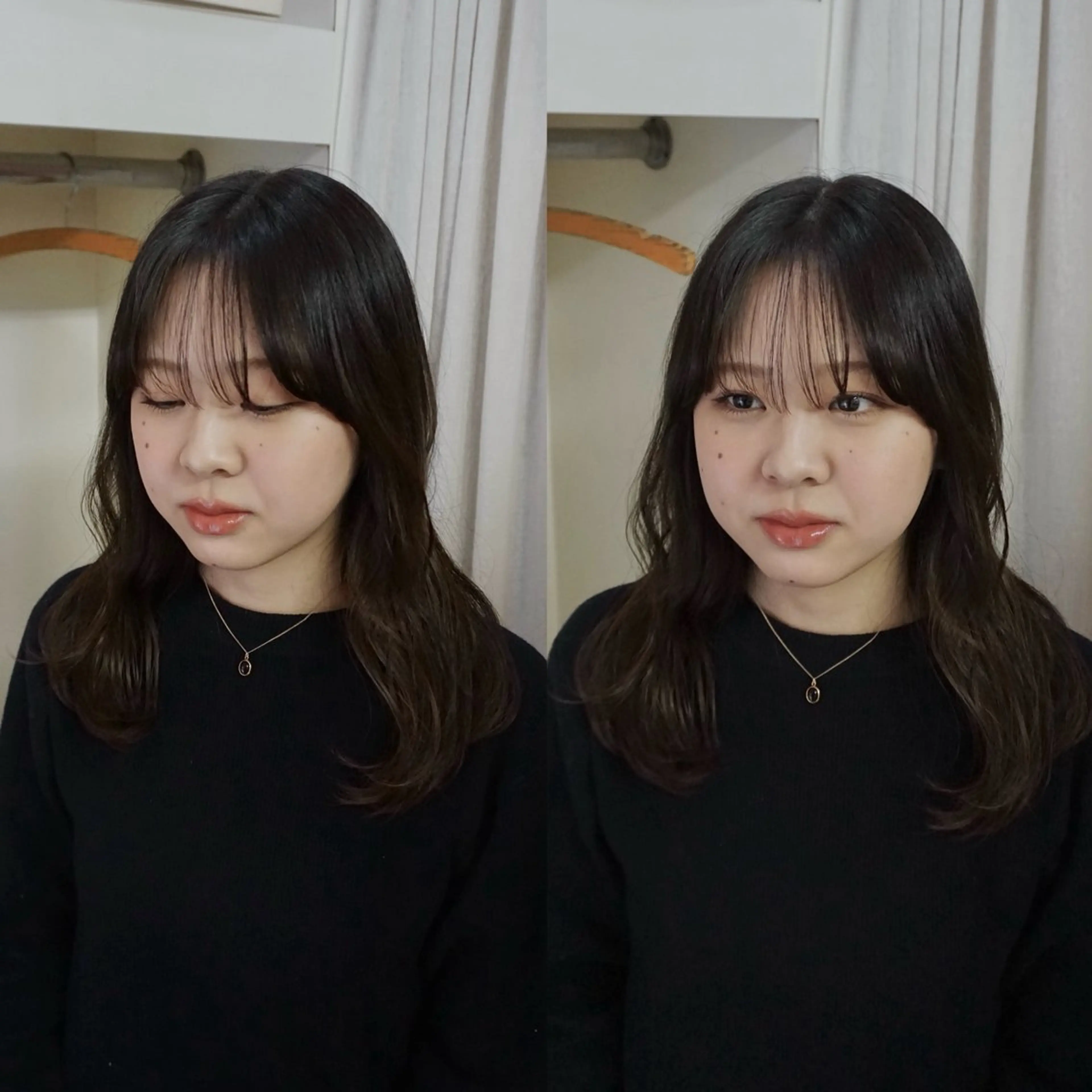 セミロング 小林 かんなのヘアスタイル