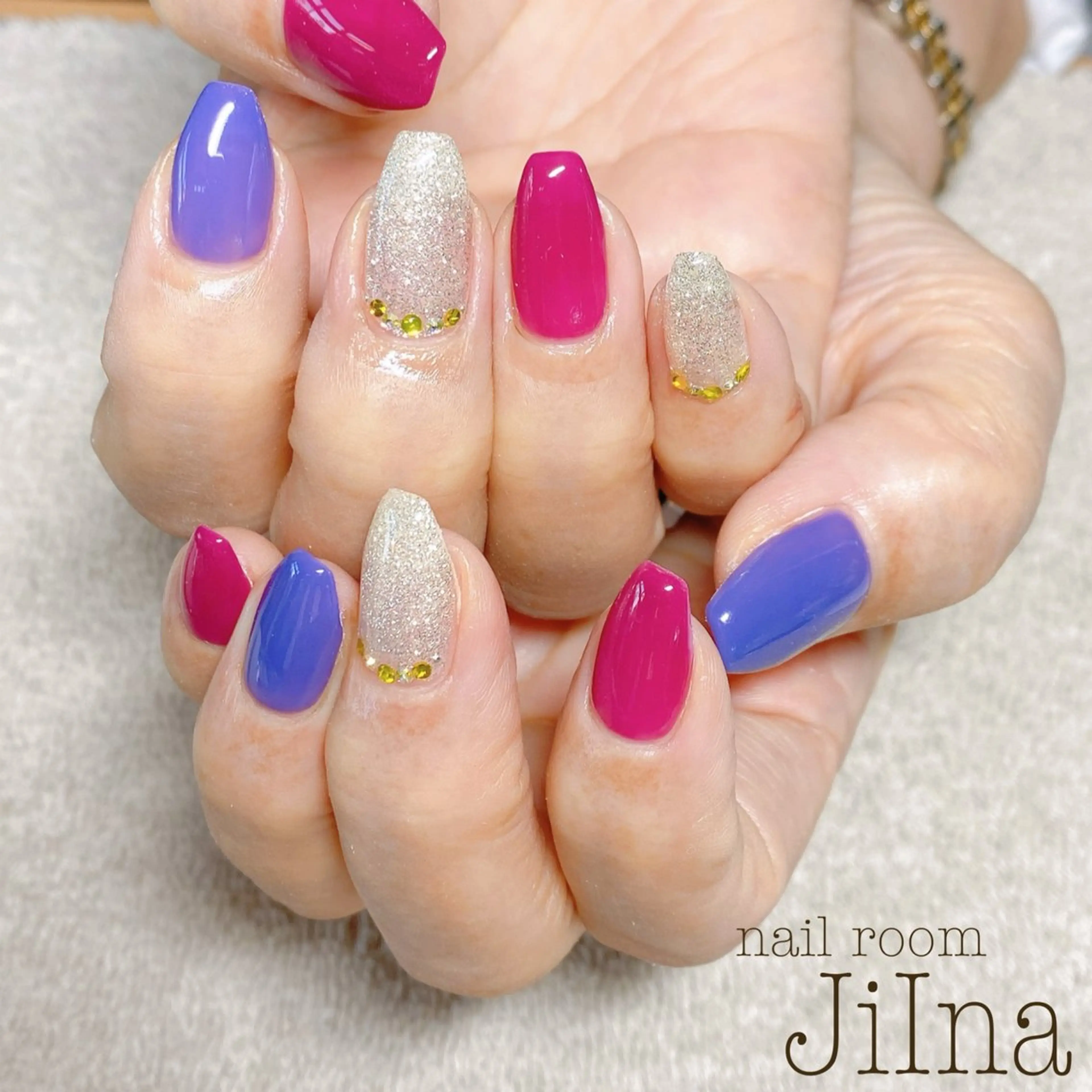 ネイル 持ち込み JiIna nailのネイルデザイン