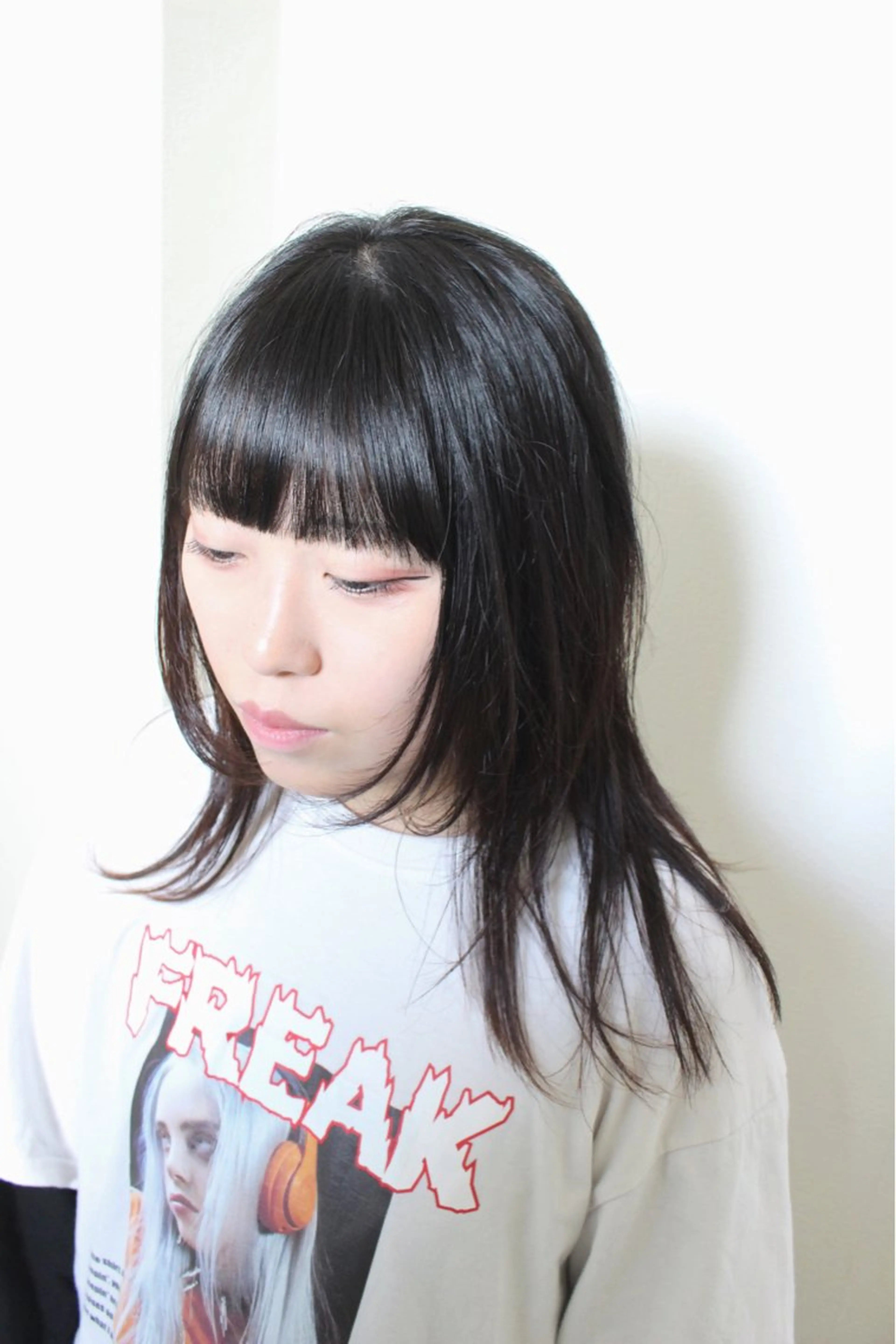 セミロング レイヤーカット ウルフカット ウルフレイヤー カット 土居 正季のヘアスタイル