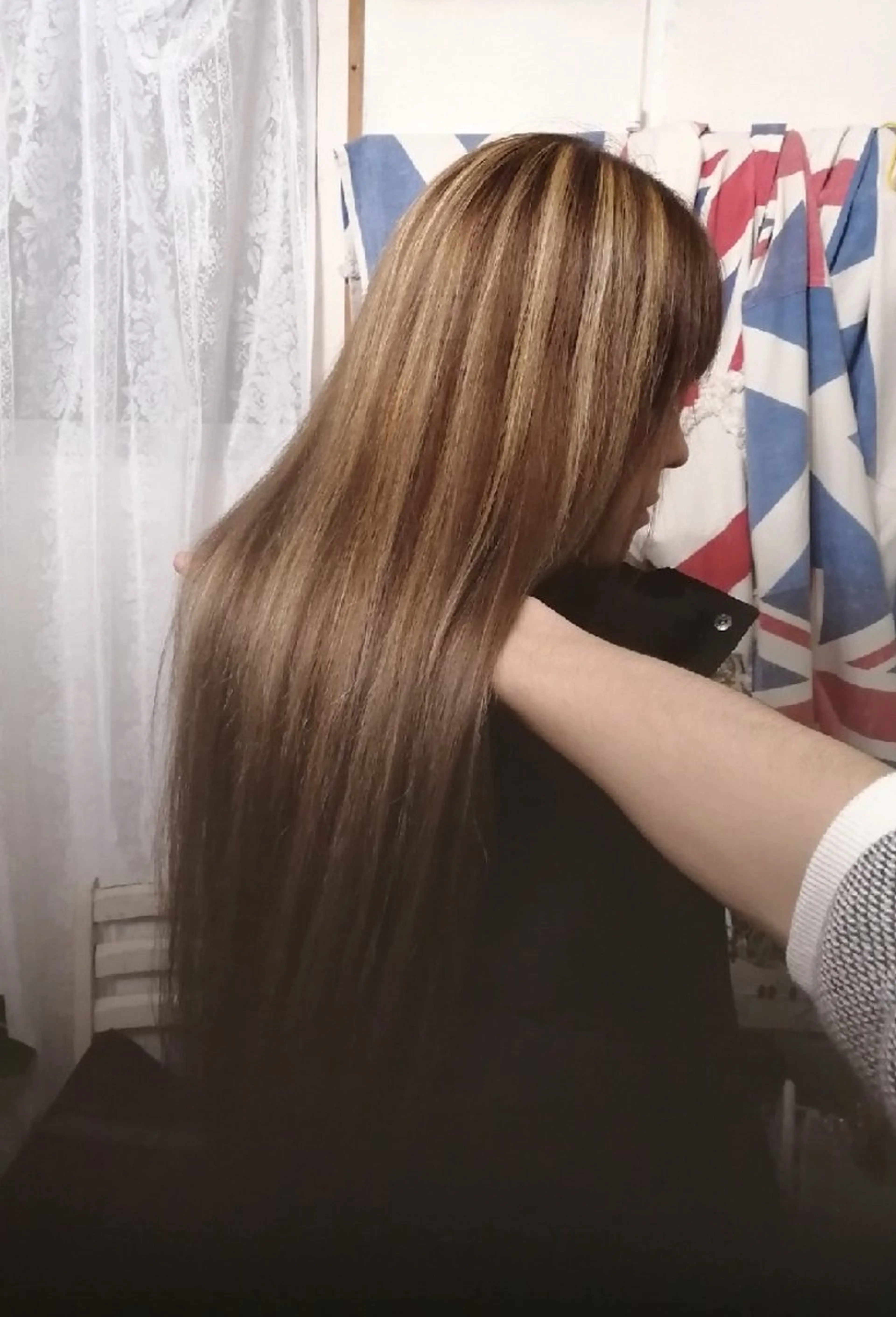 ロング カラー D/i |Y/no. 〈夜スパ17時〜〉のヘアスタイル