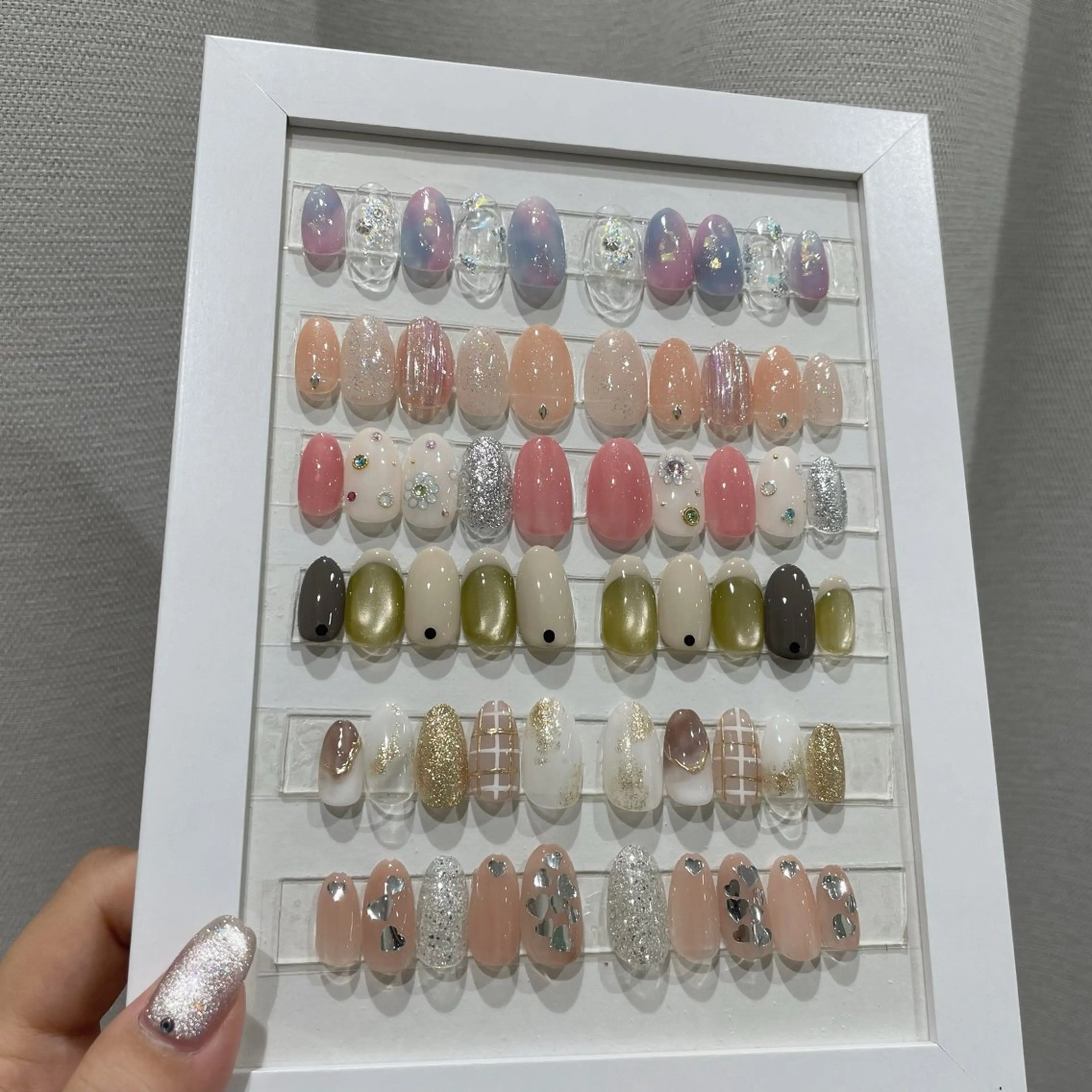 ネイル ハート ハンドネイル Ricnail☾ ayanoのネイルデザイン