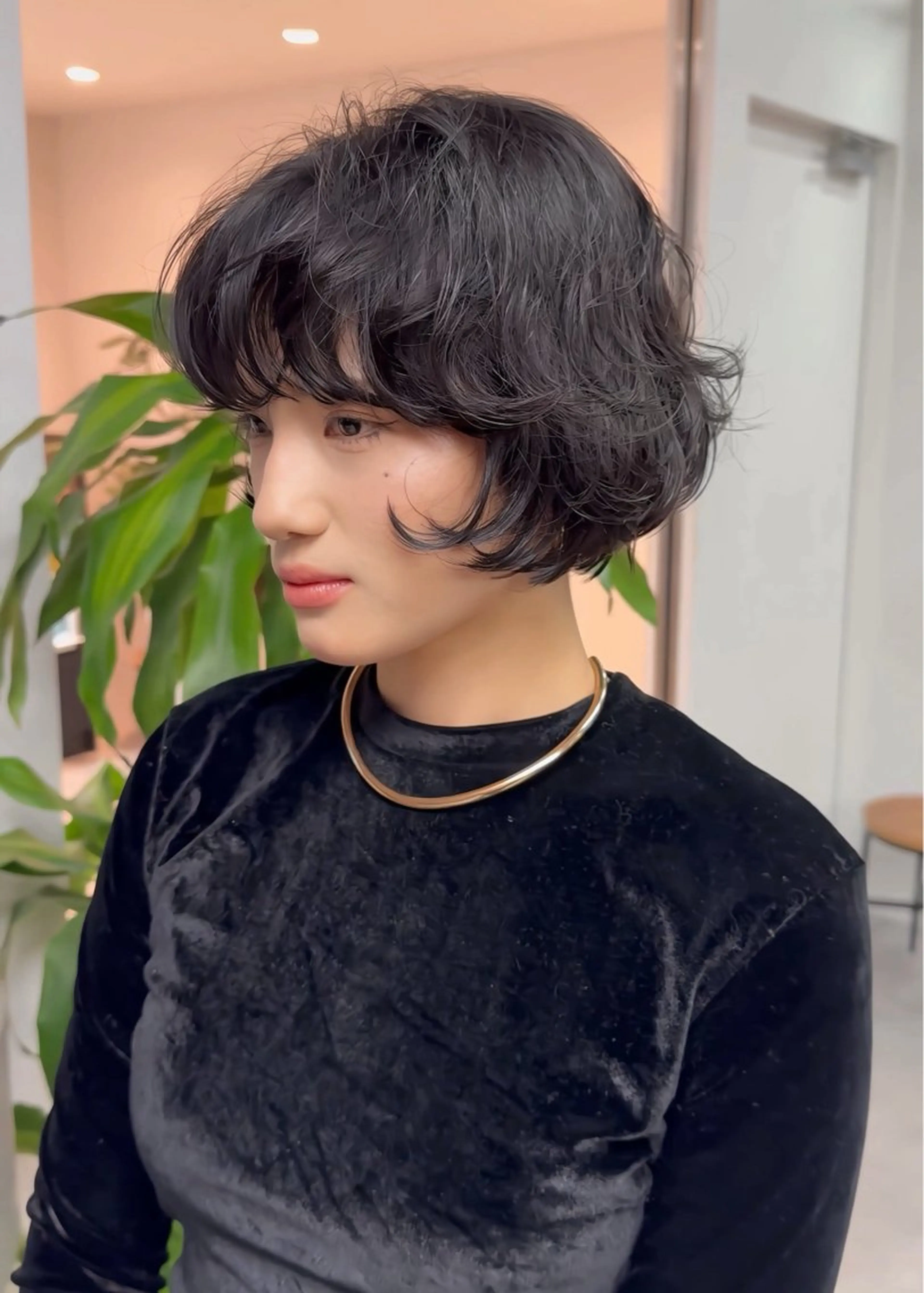 ショート パーマ 小田 晃瑛のヘアスタイル