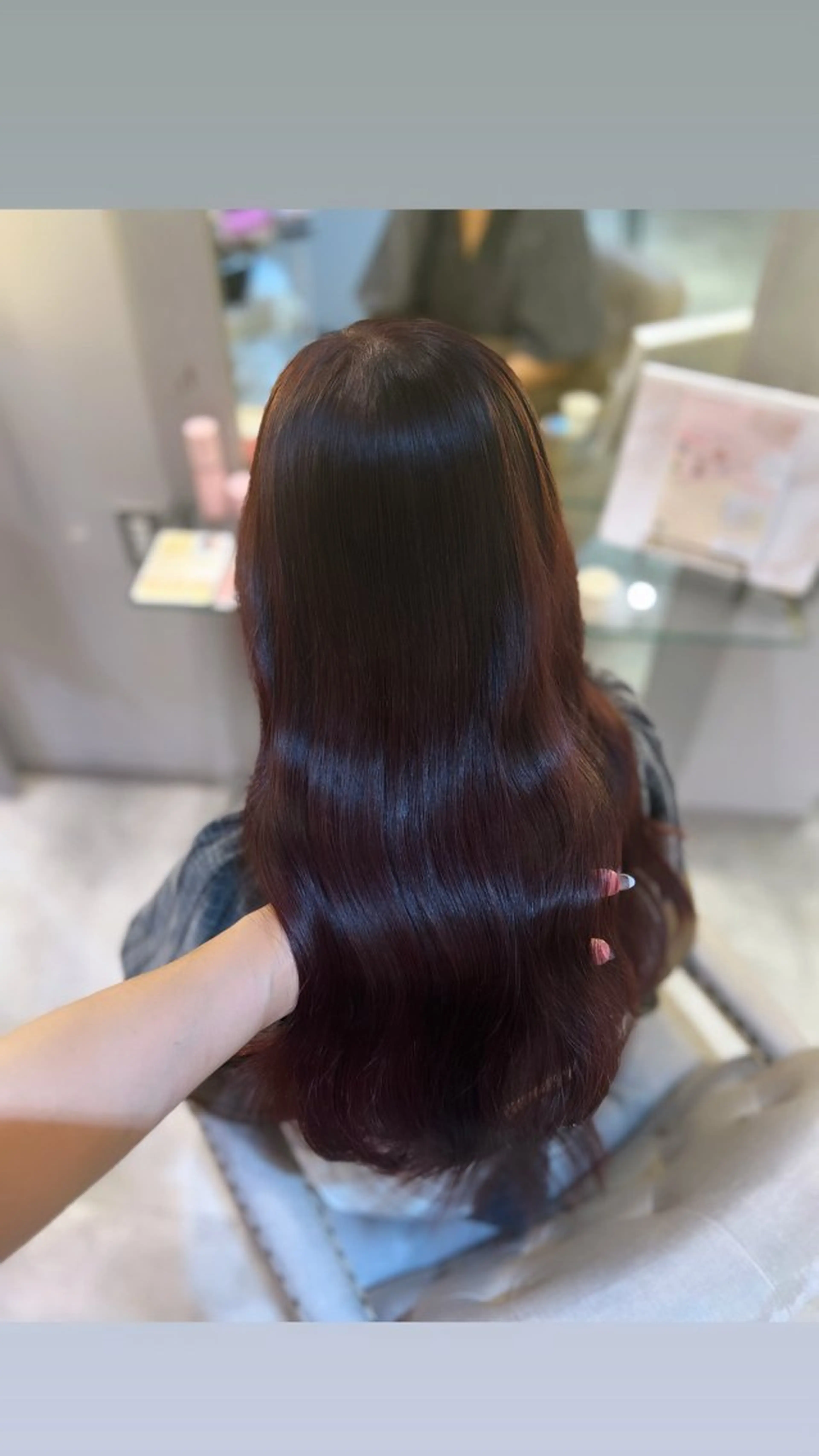 セミロング 🤍艶髪韓国ヘア🤍 Rikoのヘアスタイル