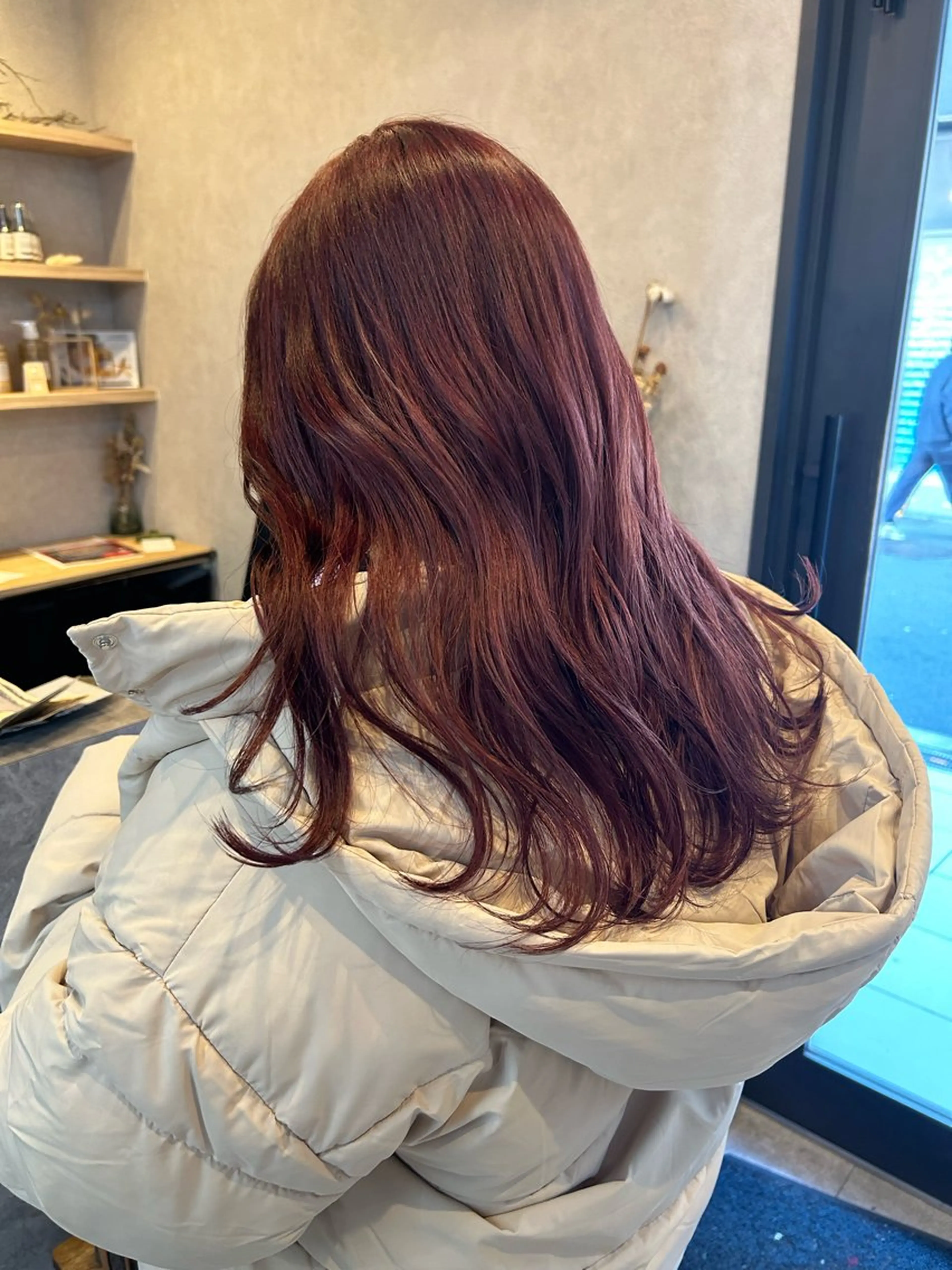 セミロング カラー カット ヘアカラー トリートメント いなみね はるきのヘアスタイル