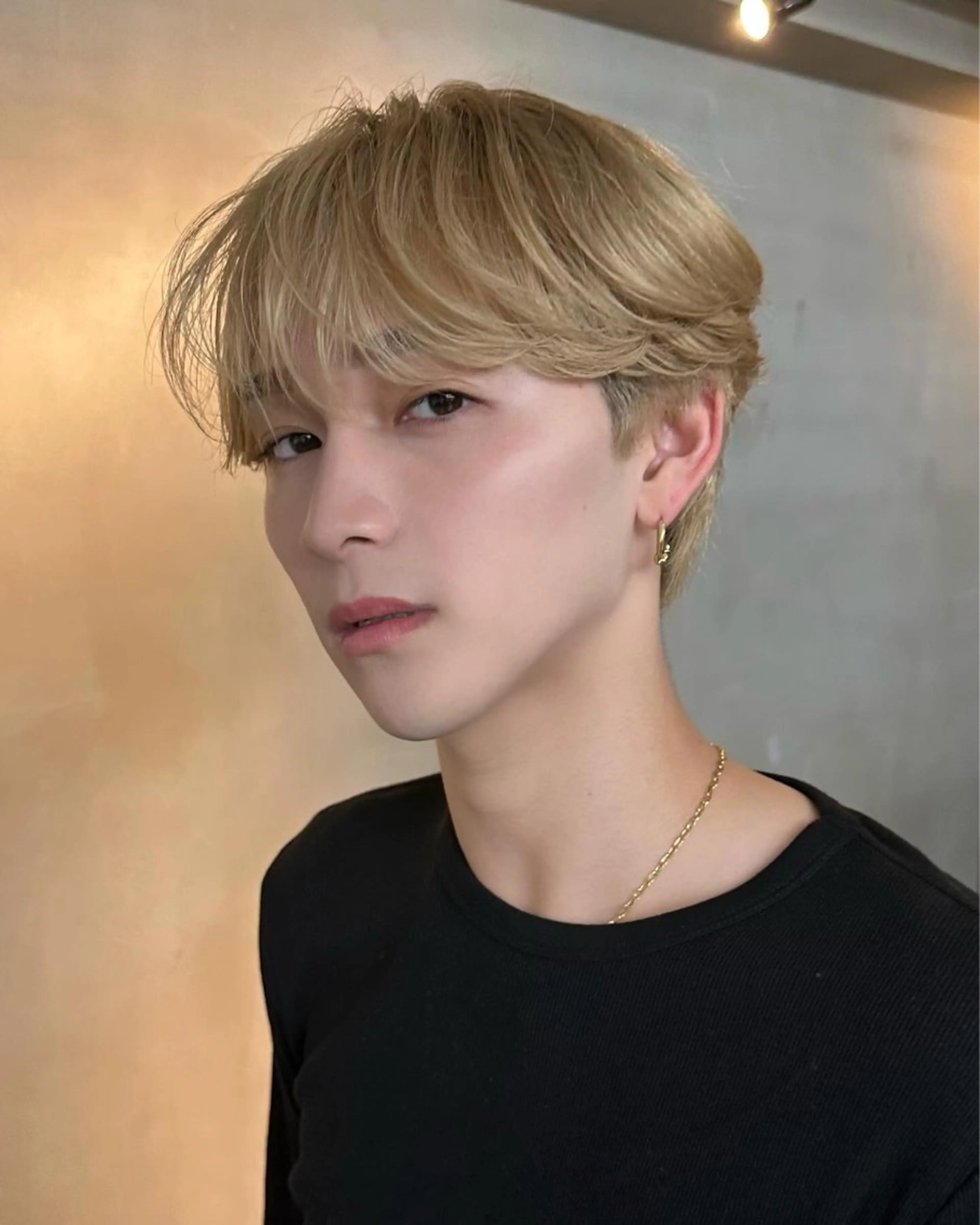 ミディアム メンズ マッシュ シースルーマッシュ メンズウルフカット ウルフカット カット トリートメント メンズ特化 🦋KANOKO🦋のヘアスタイル