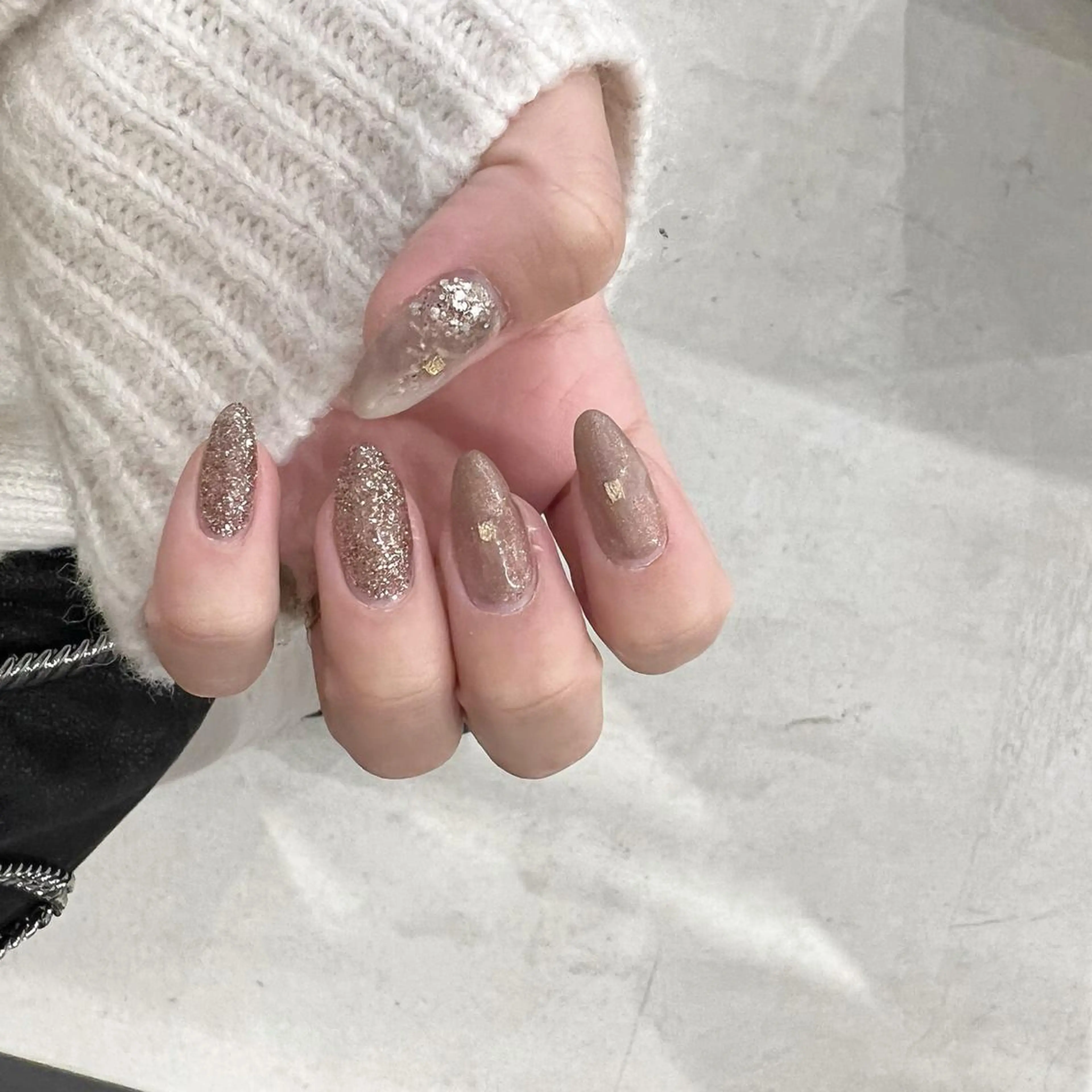 ネイル マグネットネイル 春ネイル emu nailのネイルデザイン