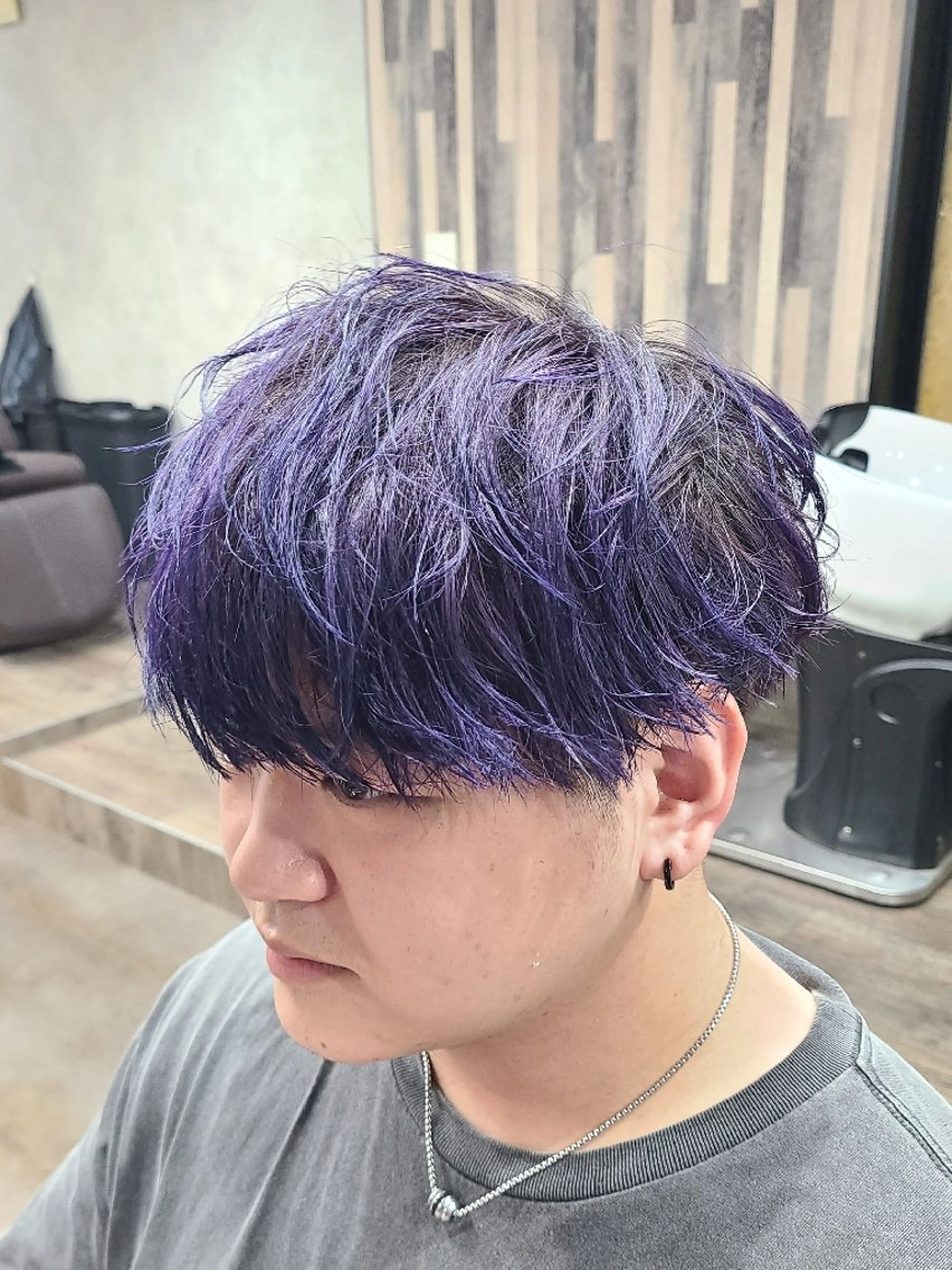 メンズ カラー カット ヘアカラー パーマ職人🔥／短髪 執行役員／YUTAのヘアスタイル