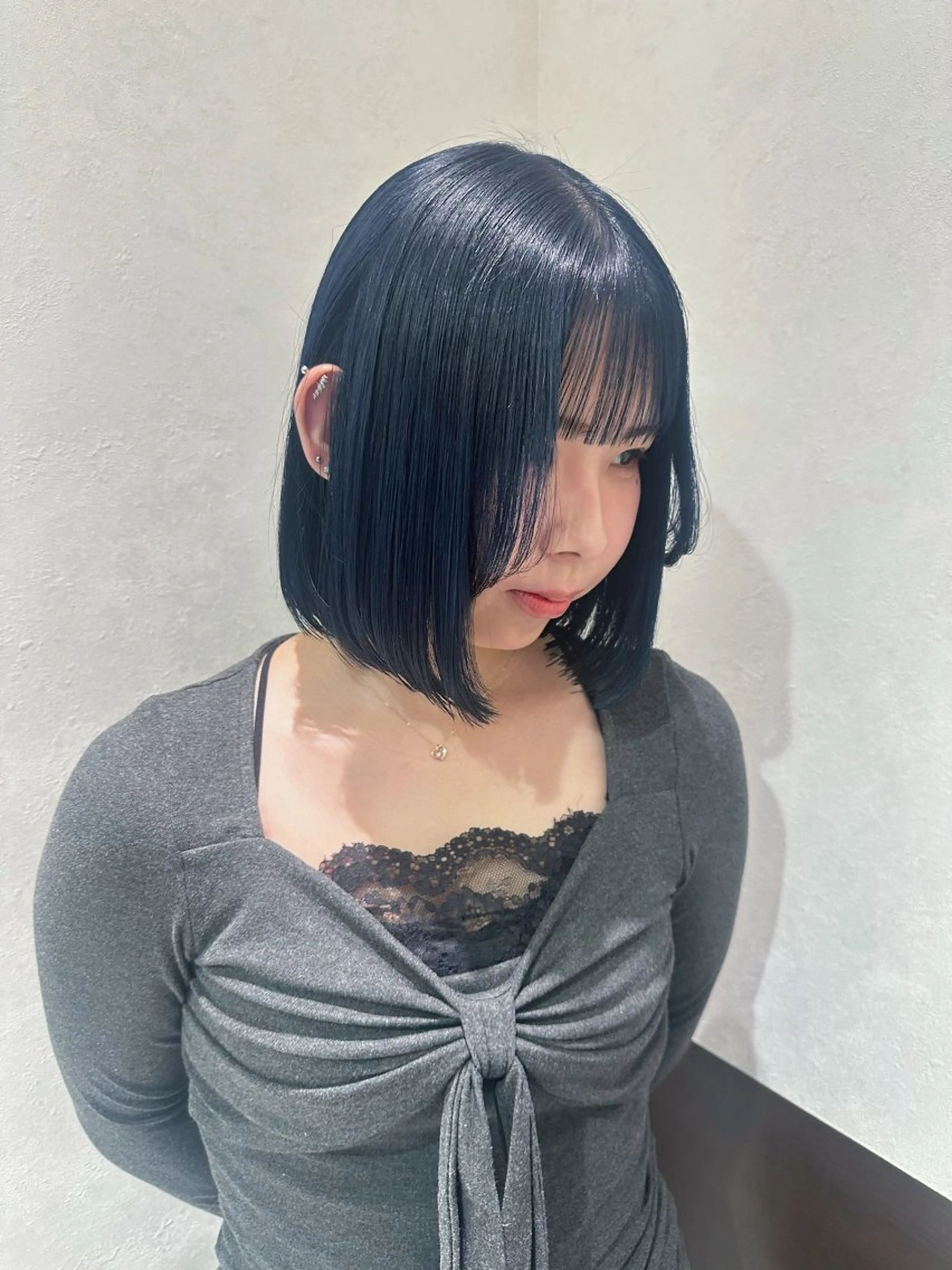 ショート カラー EARTH長岡店🩵 石原莉穂のヘアスタイル