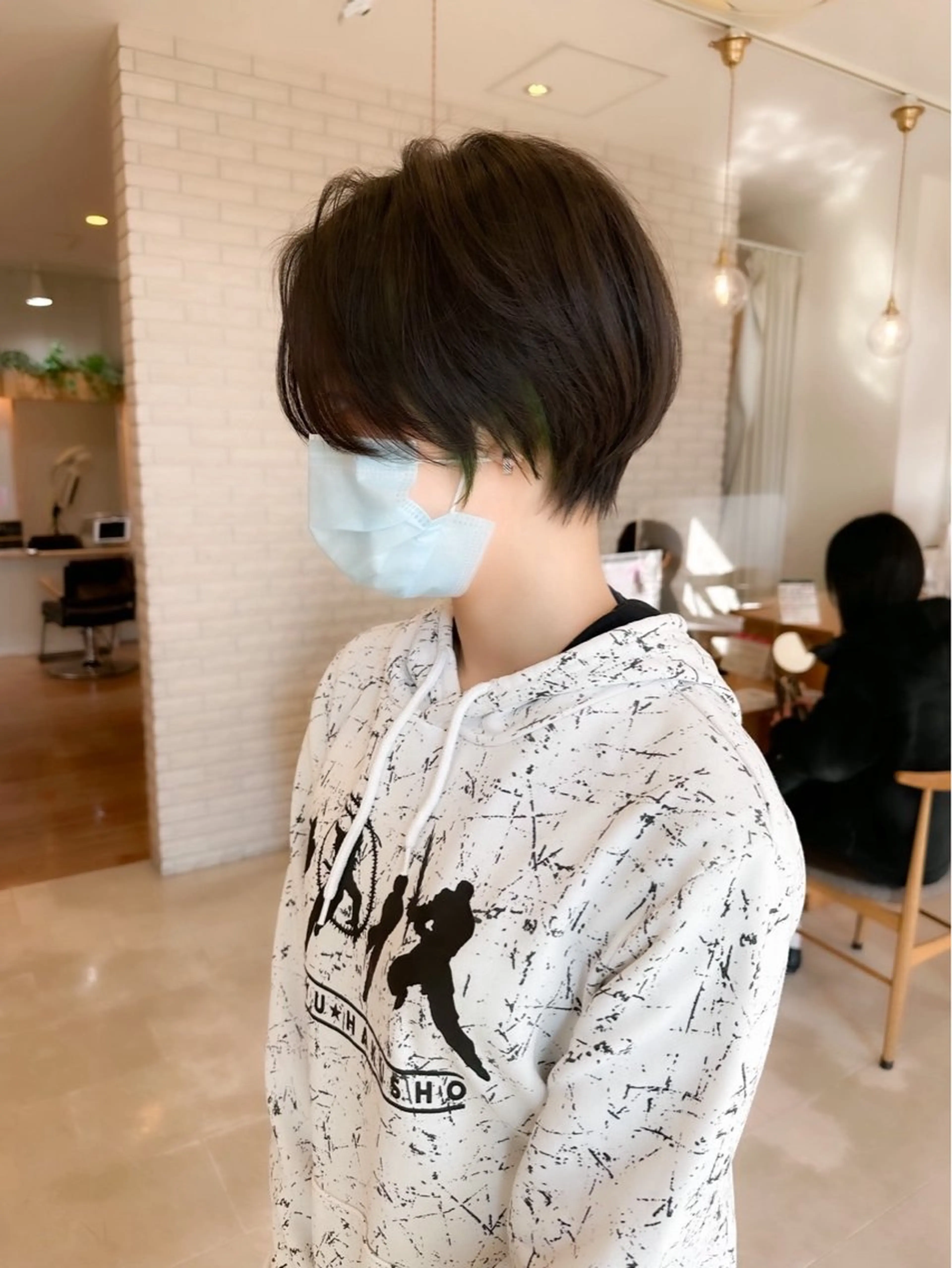 ショート 上田 皇明のヘアスタイル