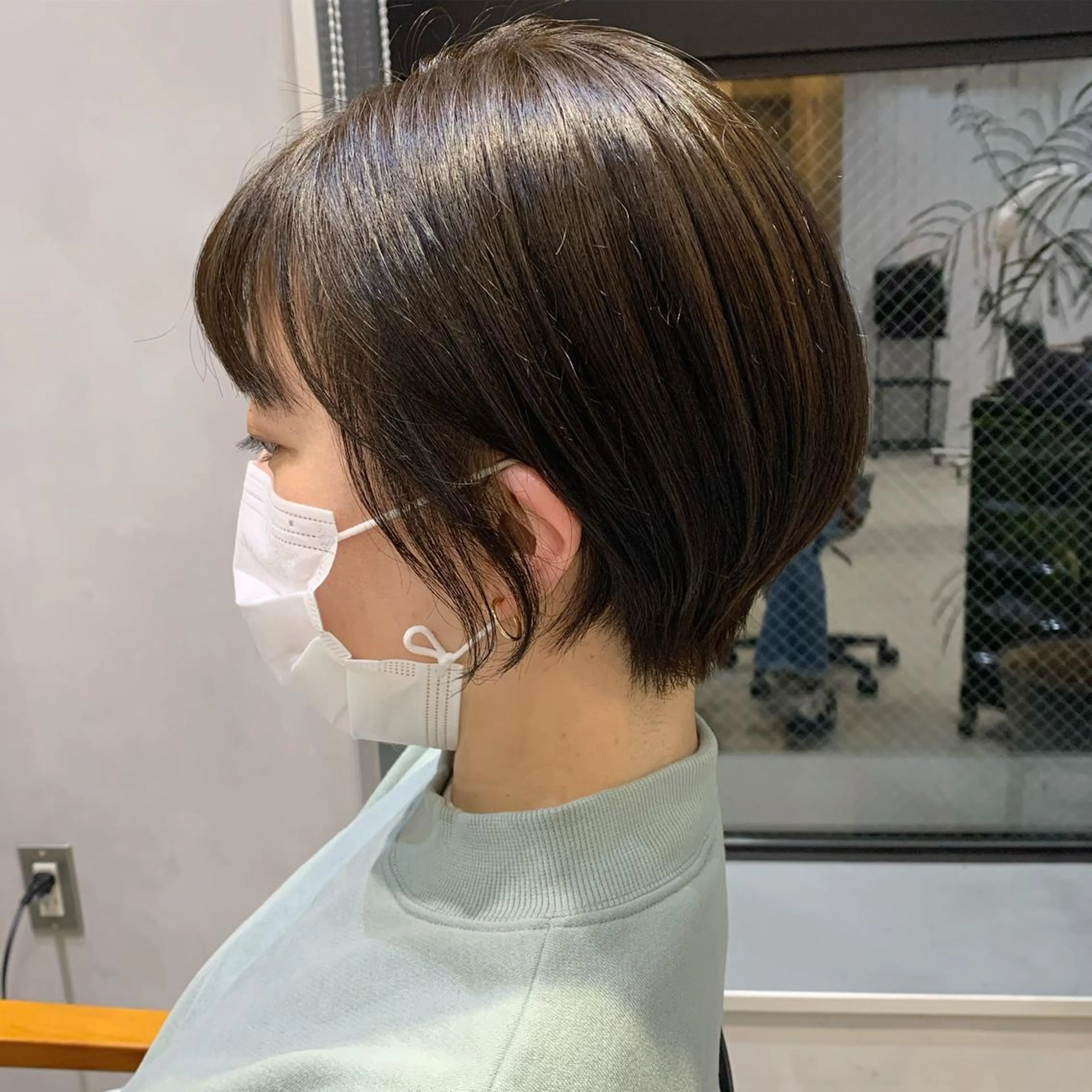 ショート ショートヘア ヒロミ/アレンジ/ アンニュイ/透け感のヘアスタイル