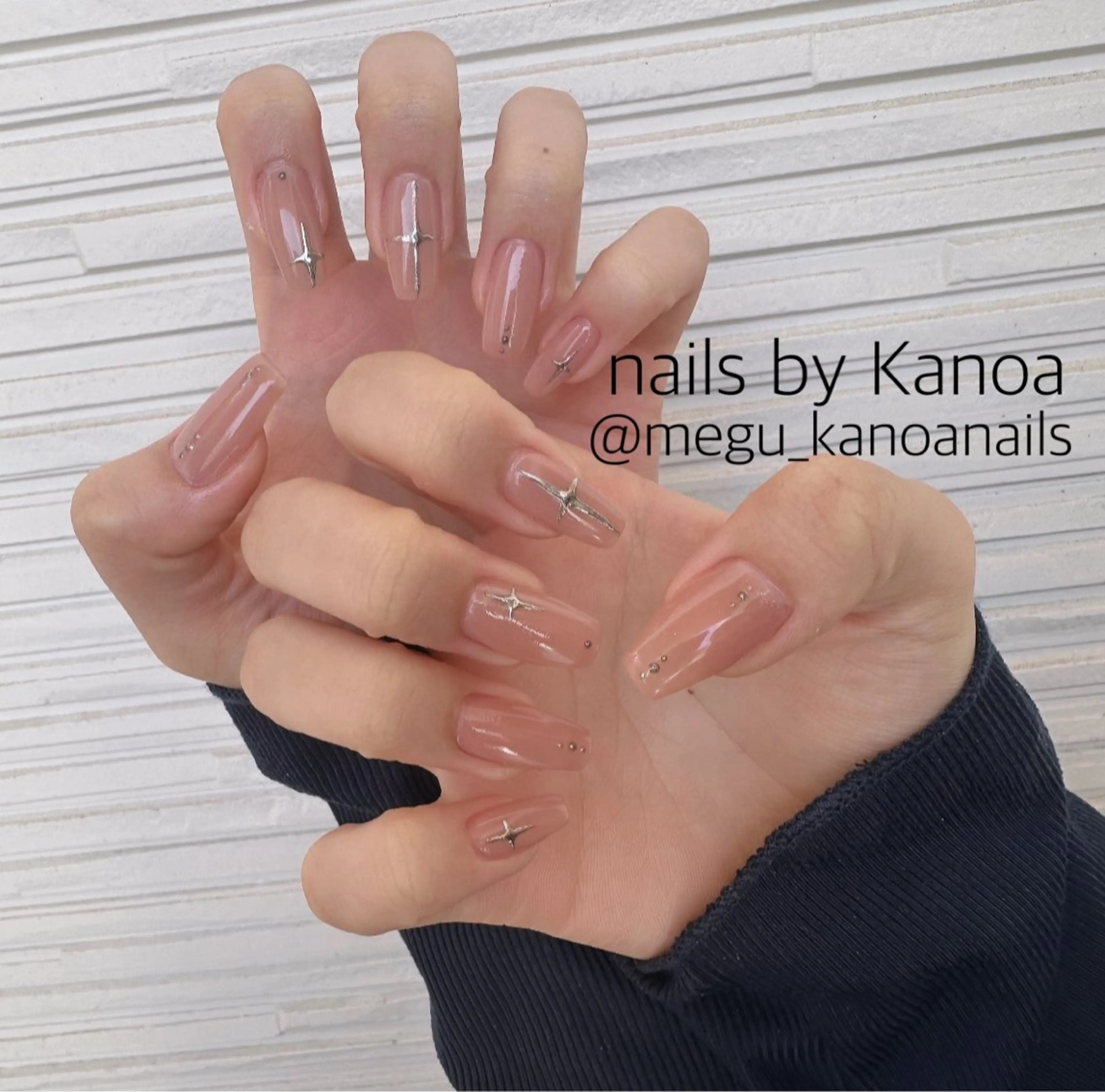 ネイル アートネイル ミラーネイル megu_ kanoanailのネイルデザイン