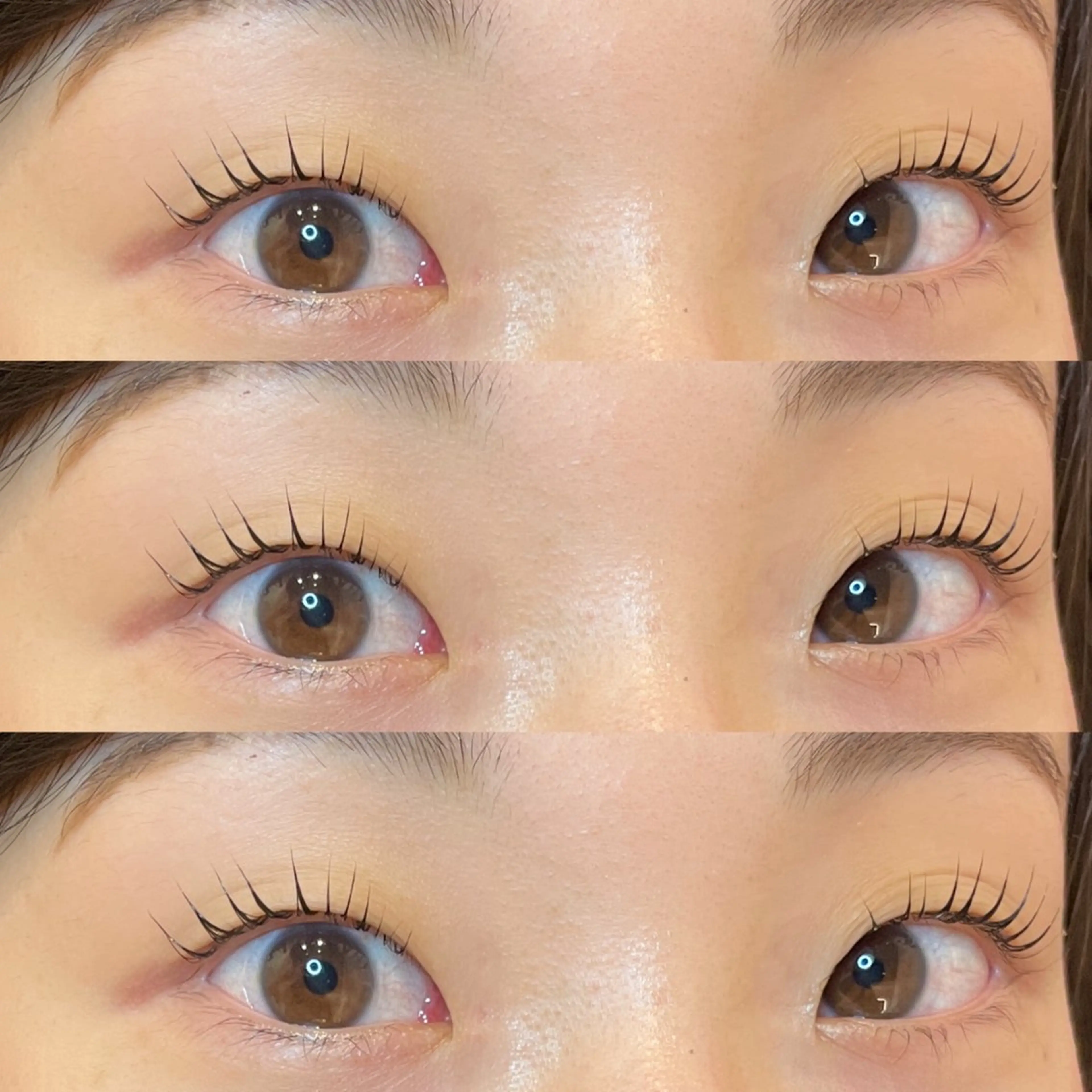 マツエク・マツパ ナチュラル パリジェンヌラッシュリフト まつげパーマ 一重×まつ毛パーマ 表参道eyelist KONOMIのマツエク・マツパデザイン