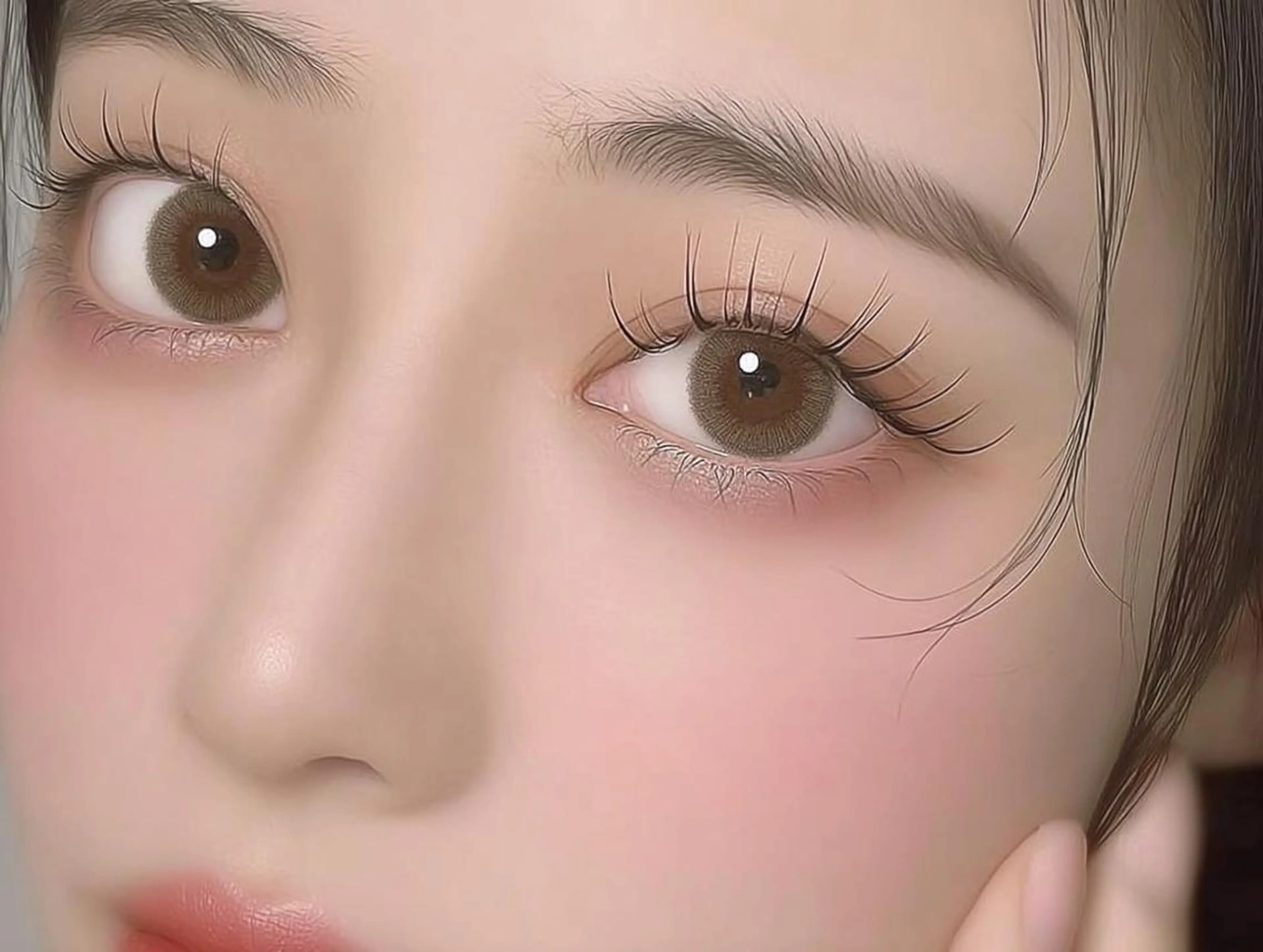 マツエク・マツパ 束感まつ毛 韓国風マツエク ナチュラル パリジェンヌラッシュリフト 一重×まつ毛パーマ マツパ SHIRAISHI YUNONのマツエク・マツパデザイン