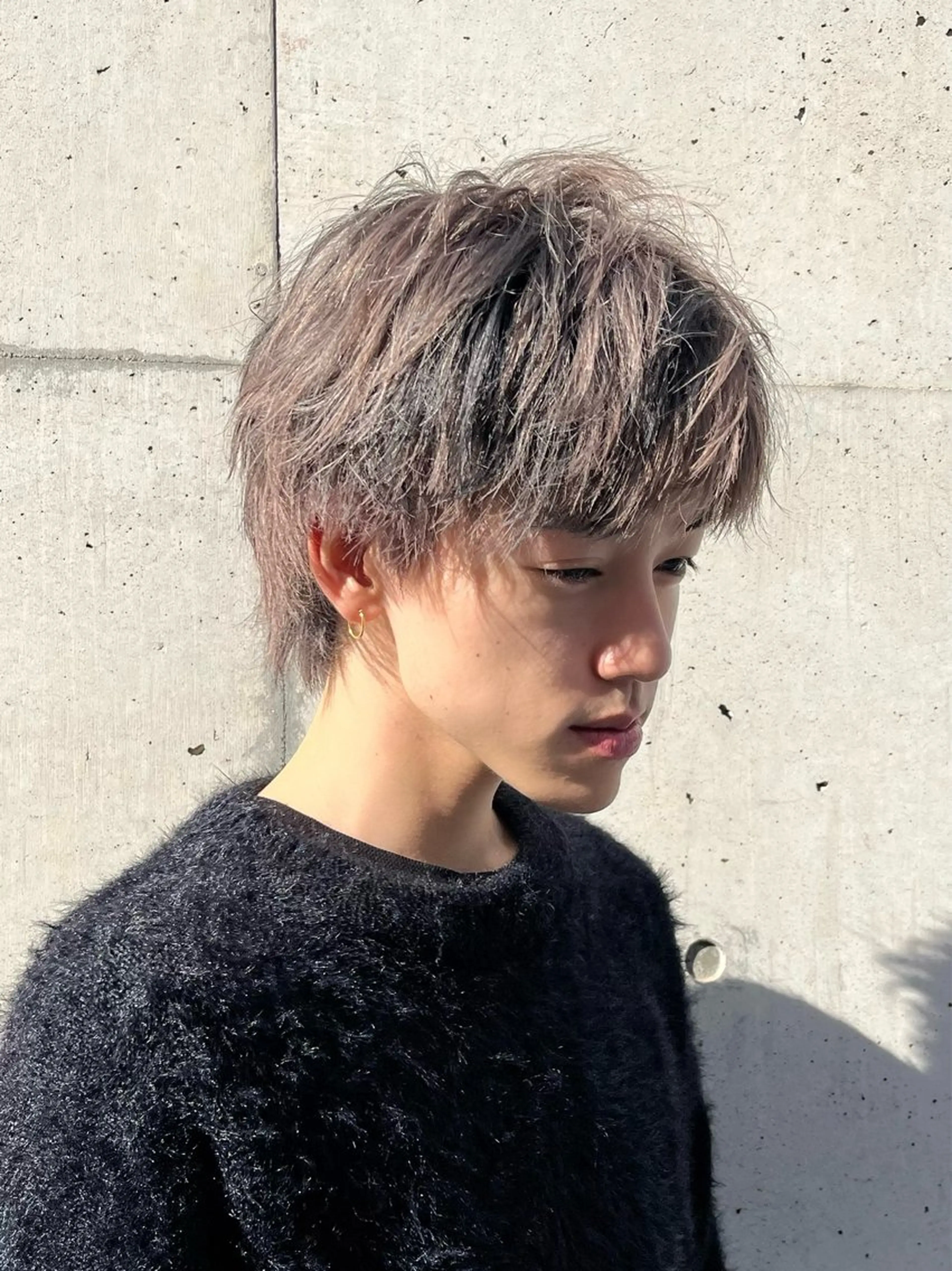 カラー メンズ レイヤー/髪質改善 /艶カラー/SAKIのヘアスタイル