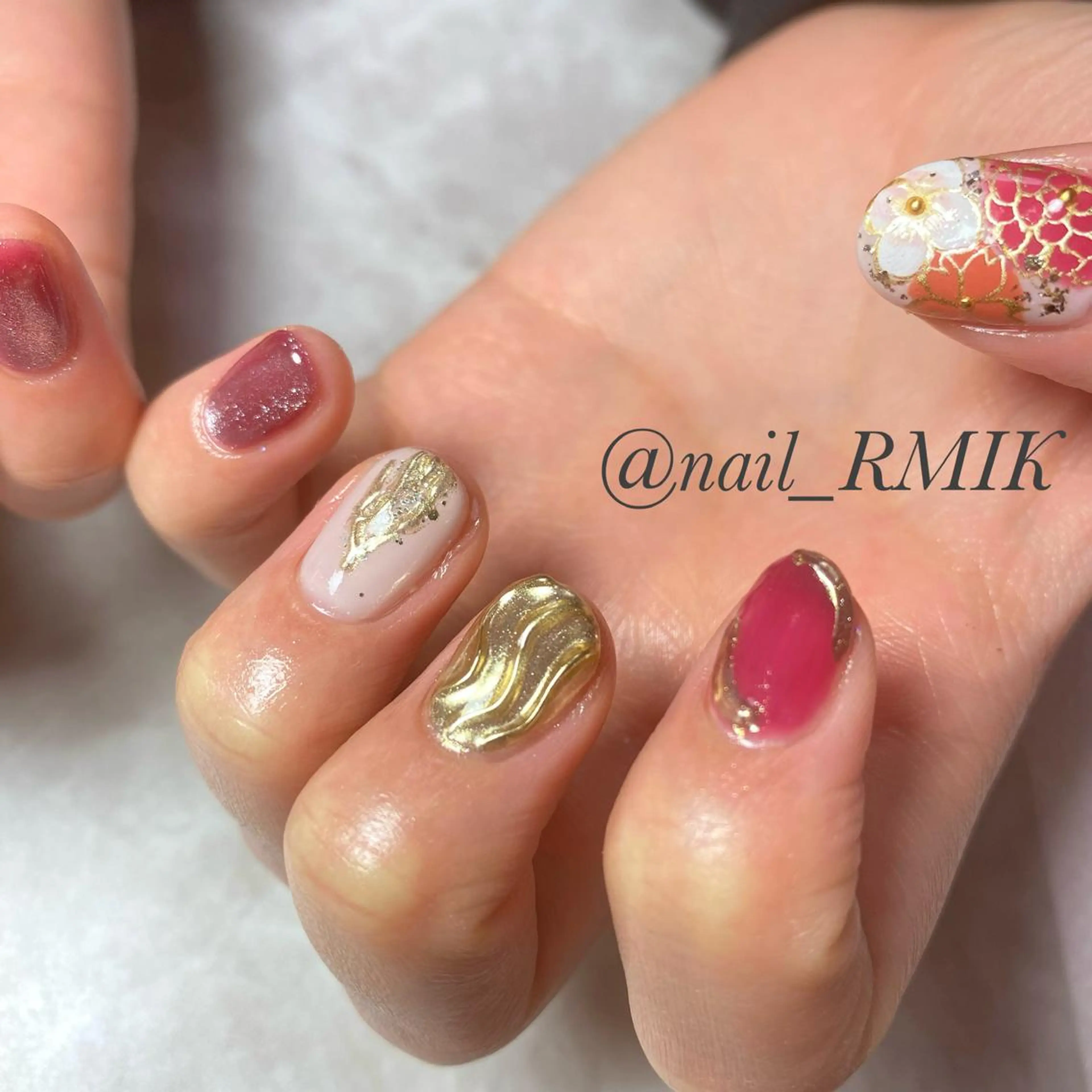 ネイル ハンドネイル nailsalon RMIKのネイルデザイン