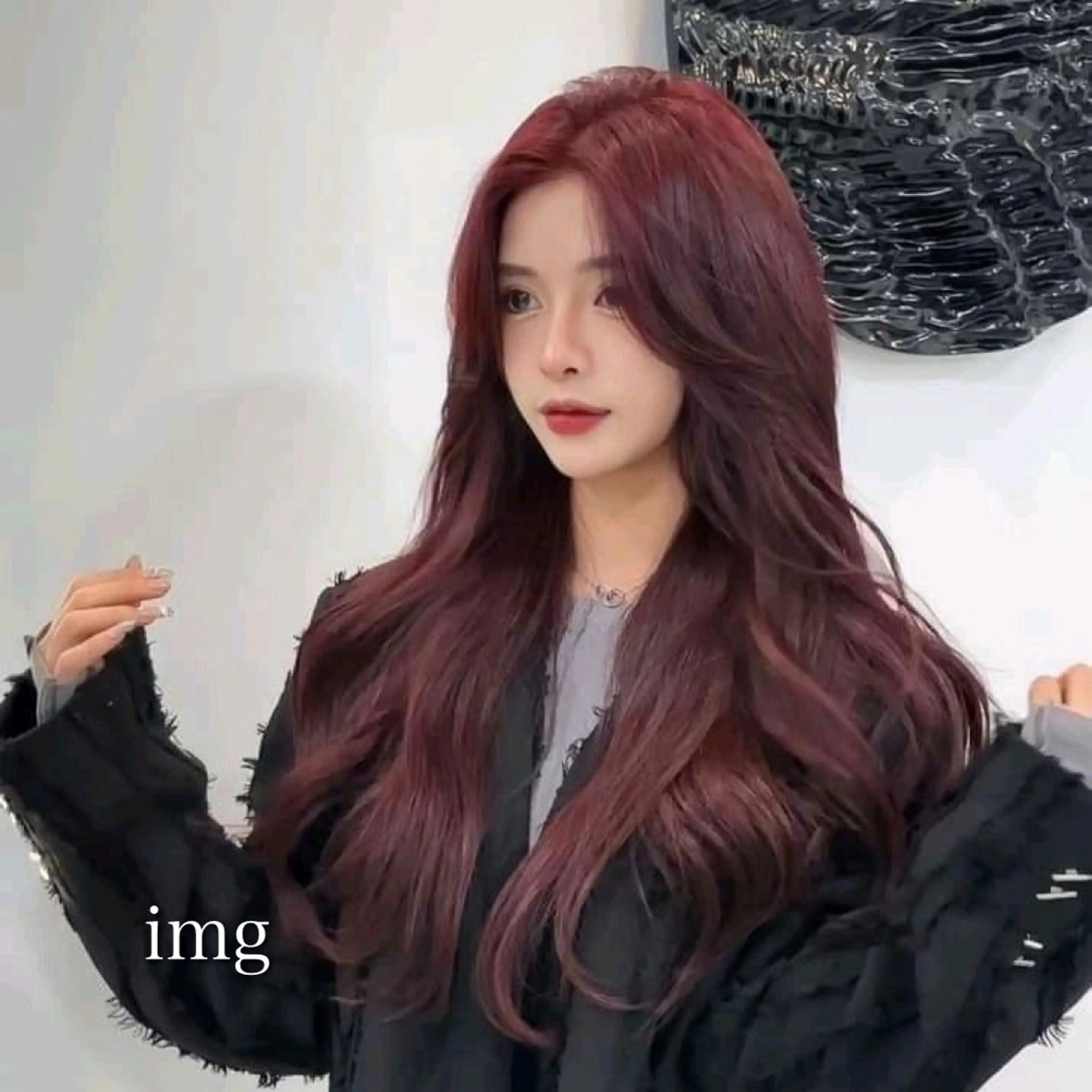 ロング カラー ヘアアレンジ ヘアカラー ブリーチ無し透明感 🕊AZUSAのヘアスタイル