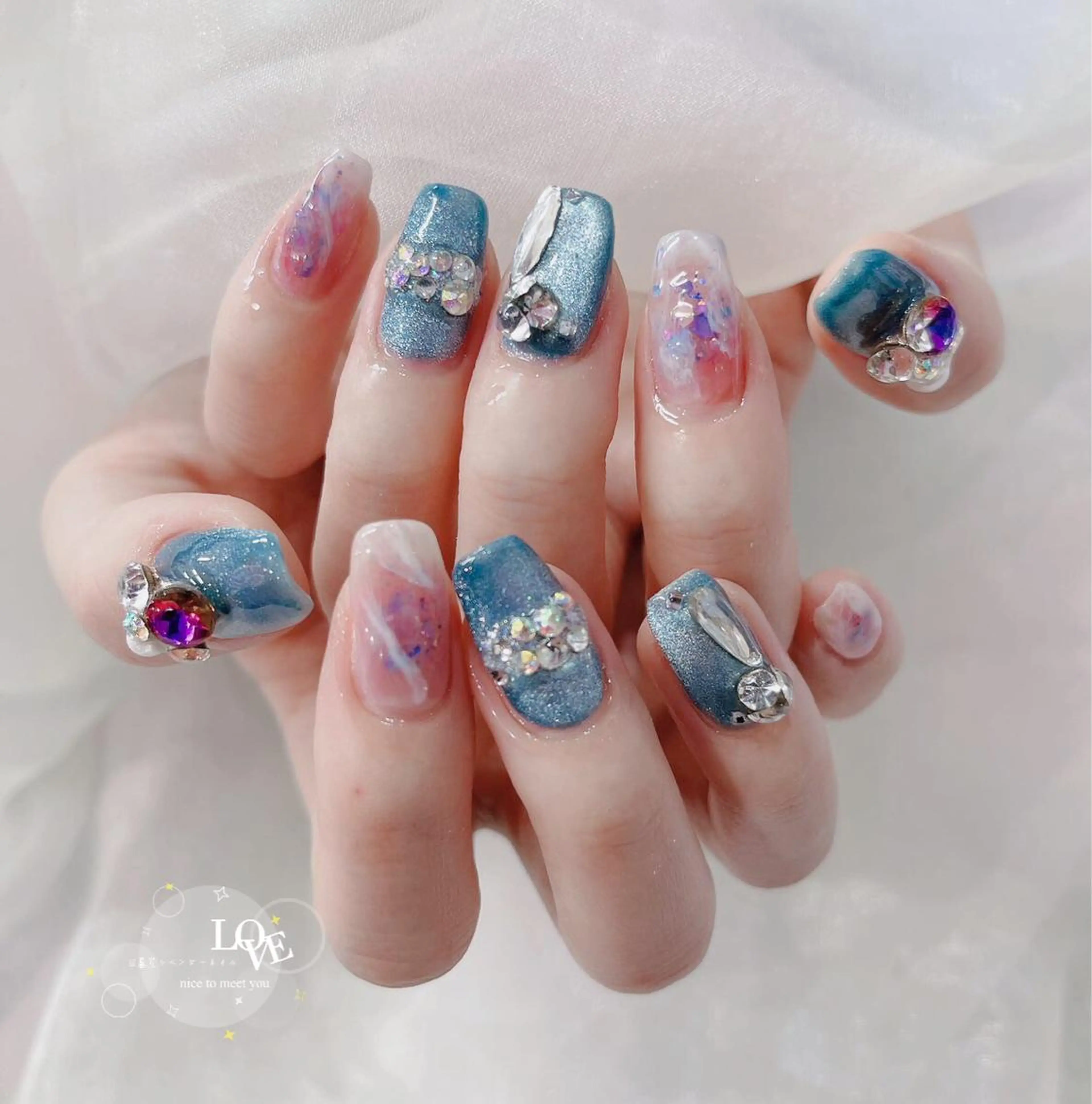 ネイル ラベンダー💖日暮里 ルル💖ネイルのネイルデザイン