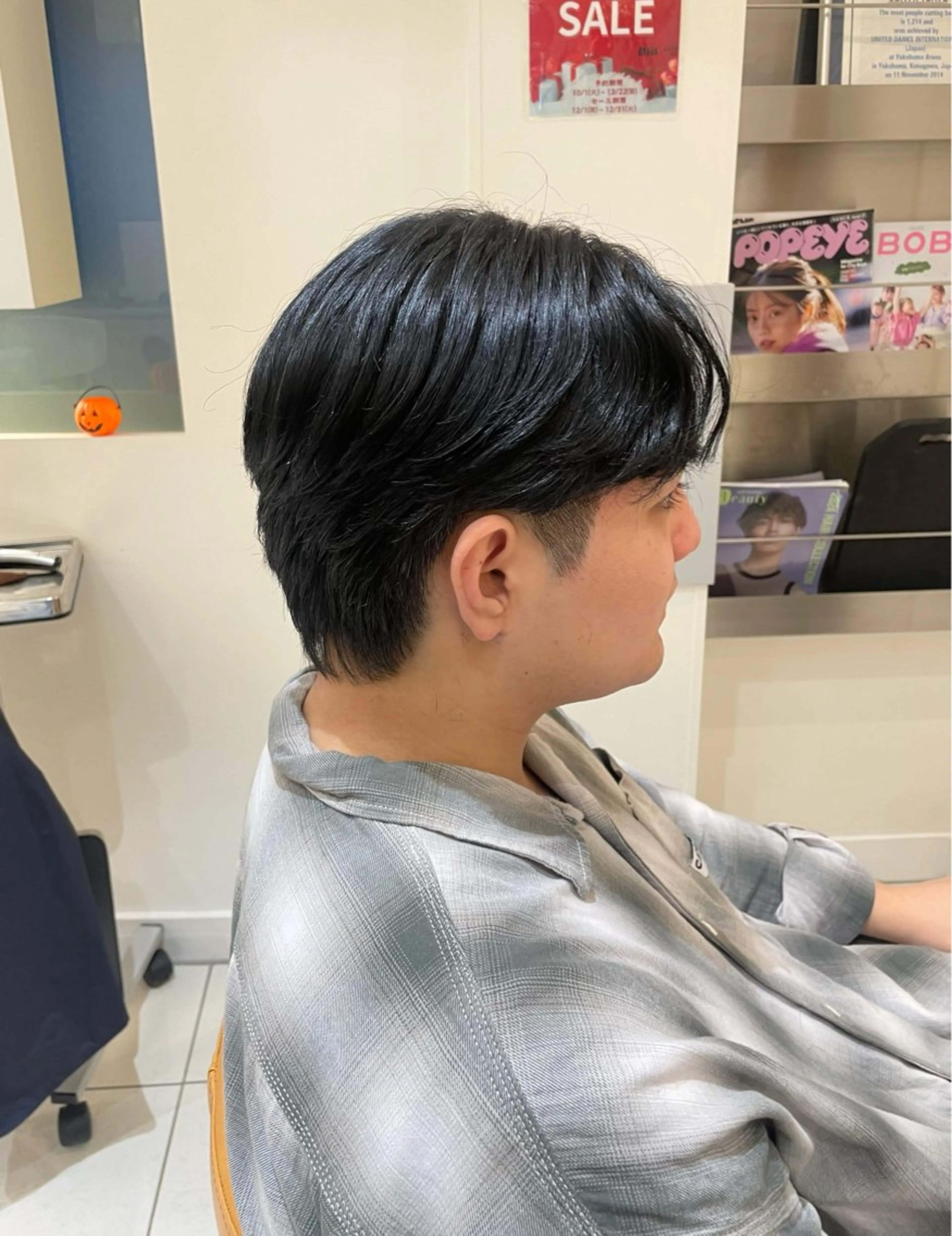 メンズ センターパート カット ヘアカラー 🌷【暖色艶カラー】 shiori🌷のヘアスタイル