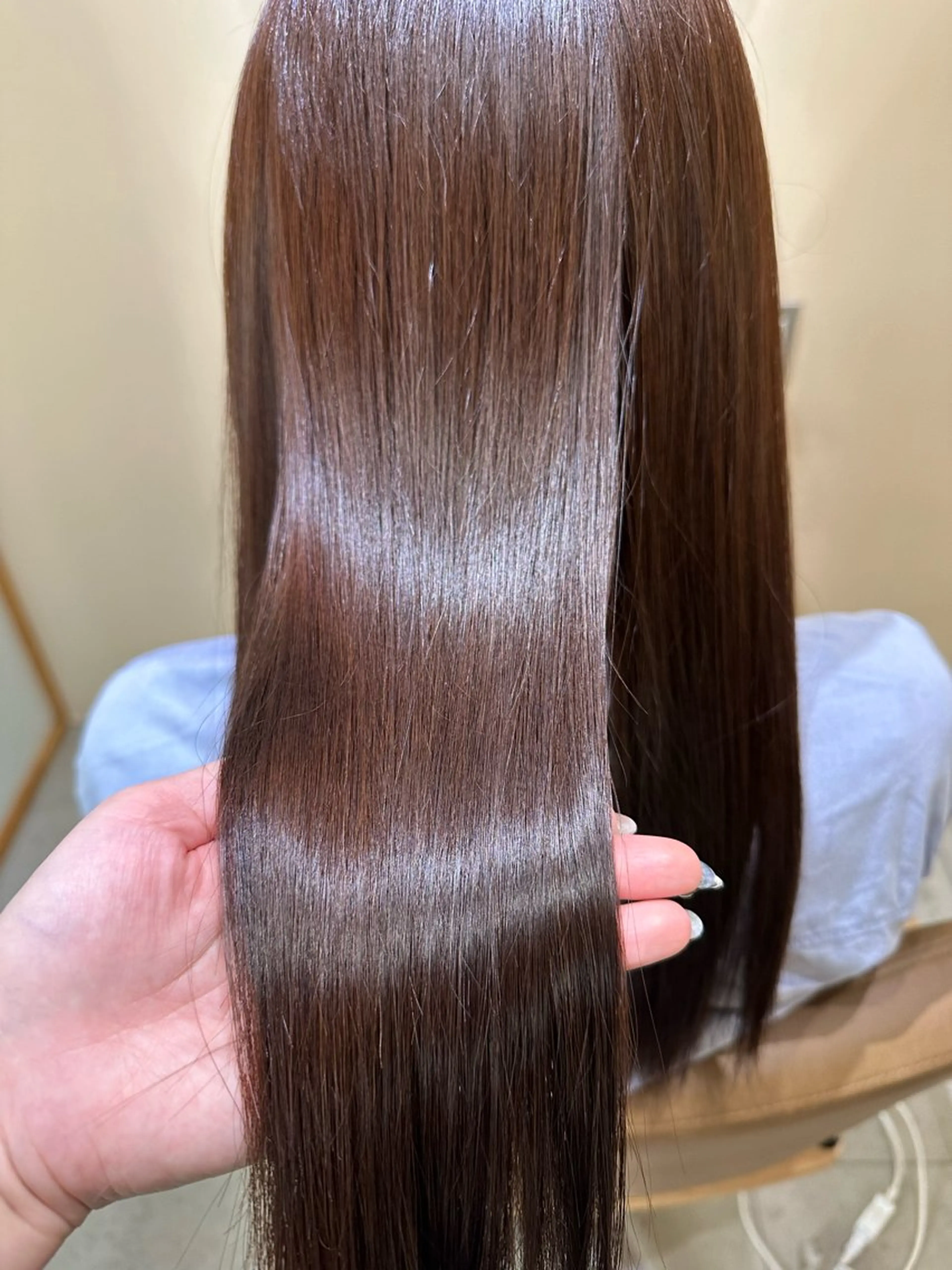 セミロング ヘアカラー トリートメント ౨ৎ︎Zina 川口 KIRARI౨ৎのヘアスタイル