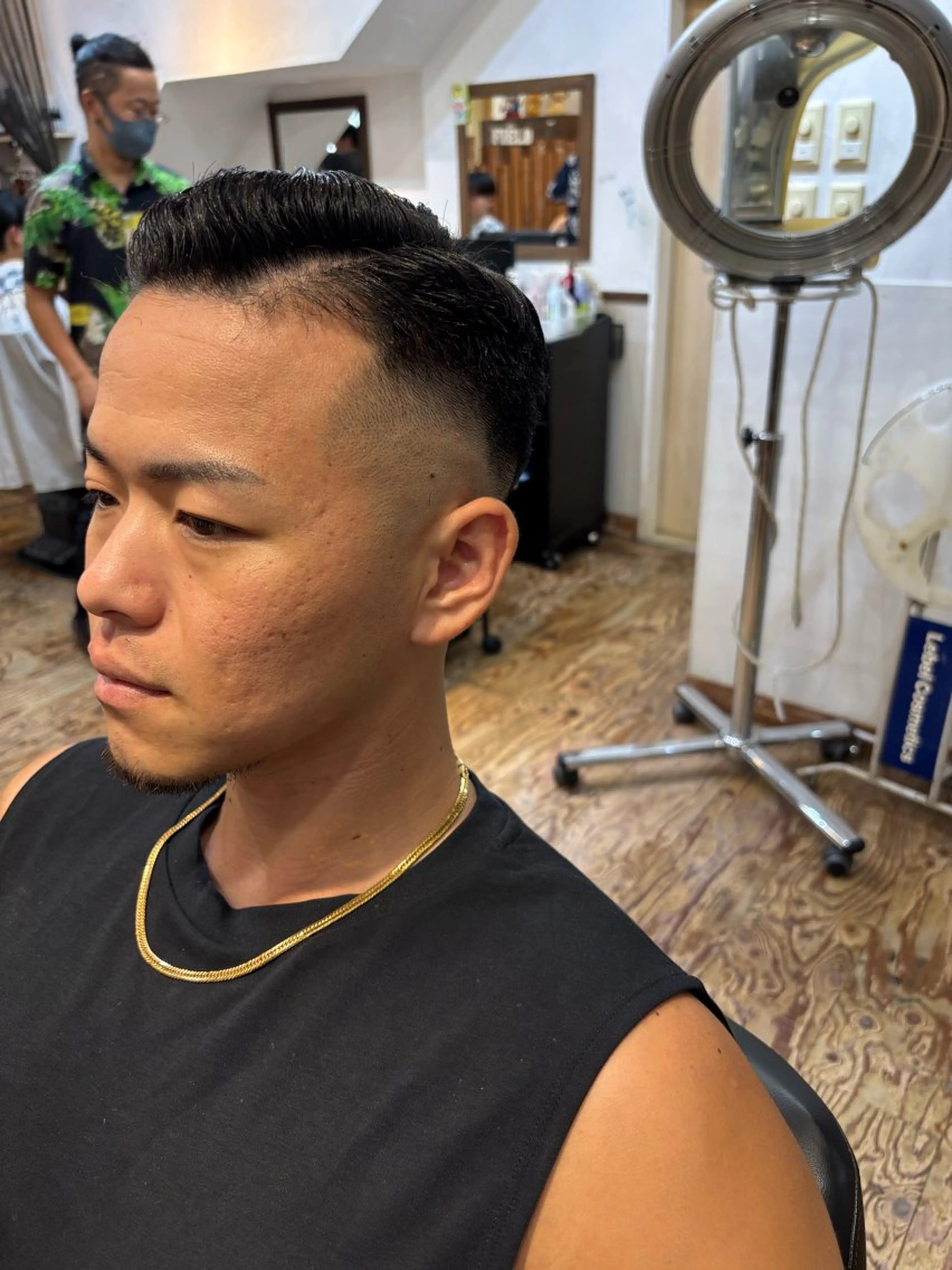 フェードカットの写真