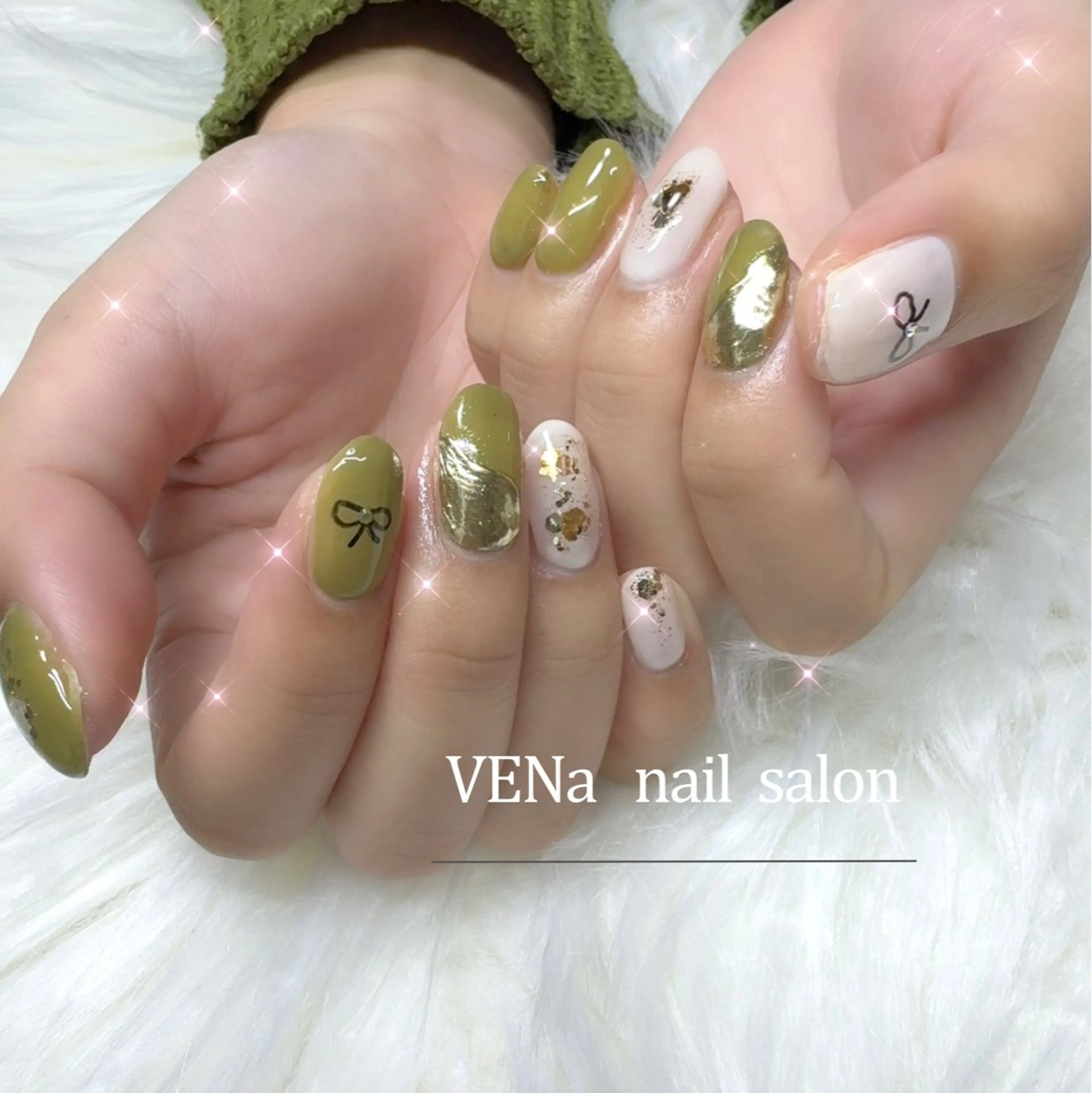 ネイル 持ち込み リボン VENa eye＆ nail salonのマツエク・マツパデザイン