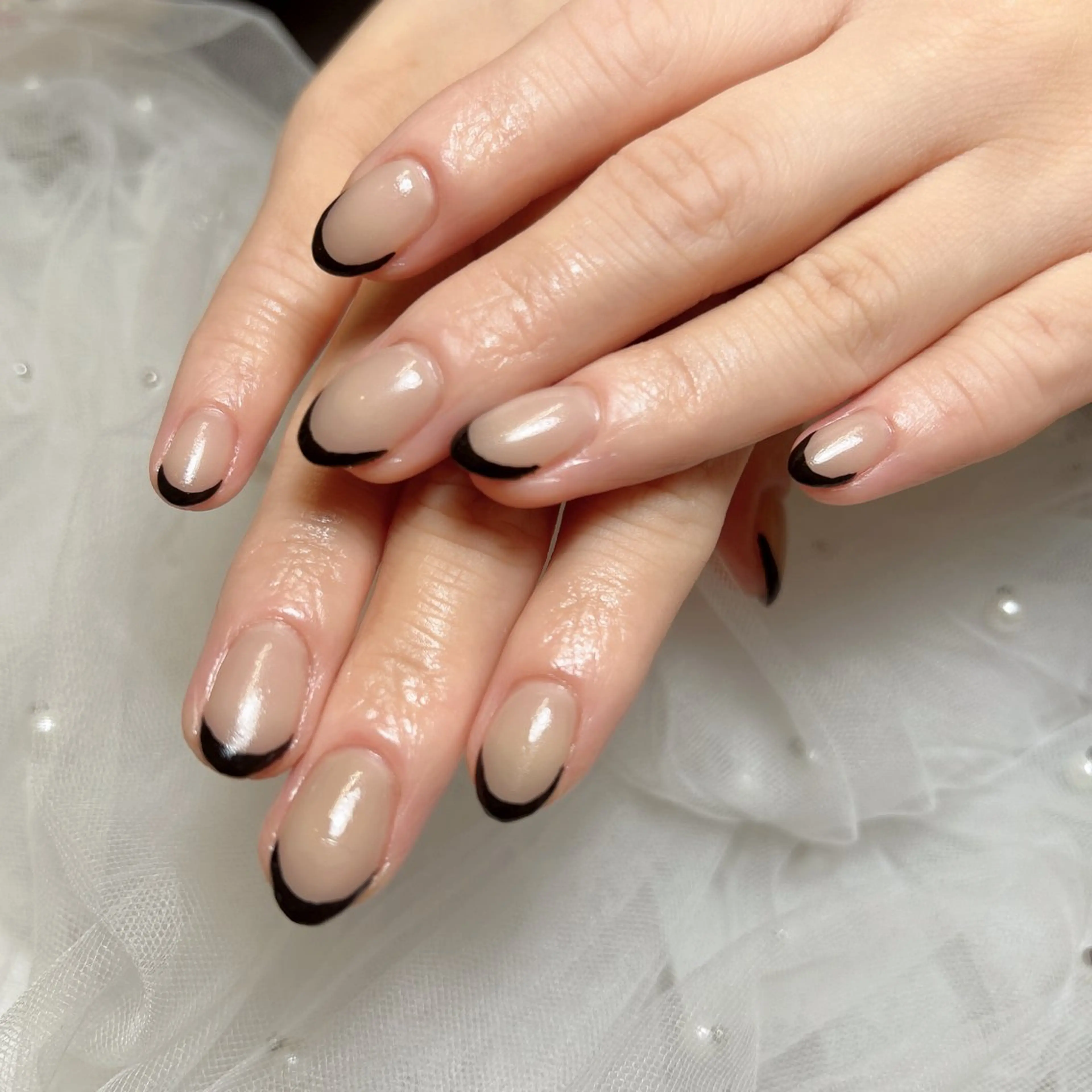 ネイル フレンチネイル EmaNail Risaのネイルデザイン