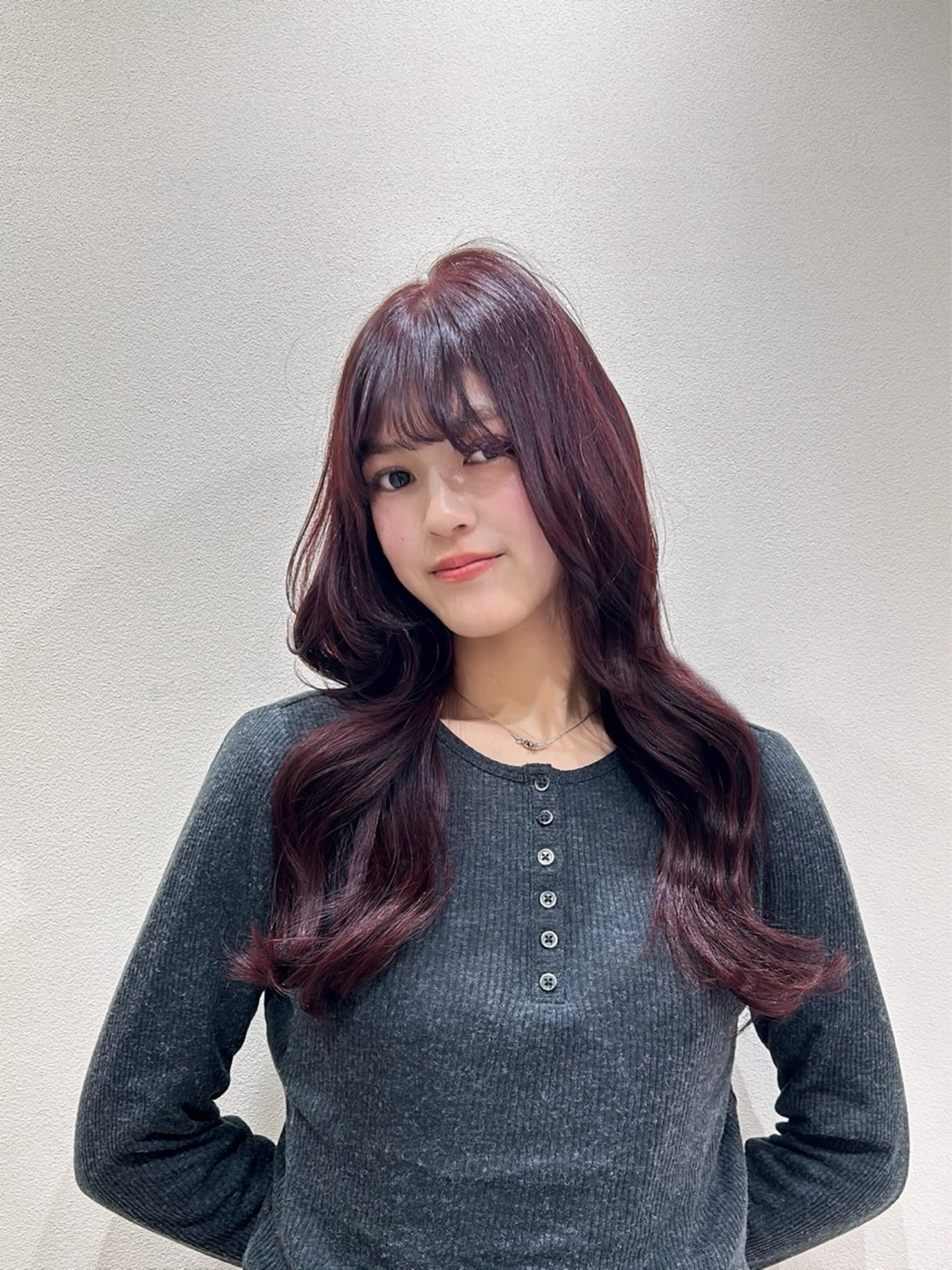 ロング ヘアカラー hiyori🎀/艶 カラー/レイヤーのヘアスタイル