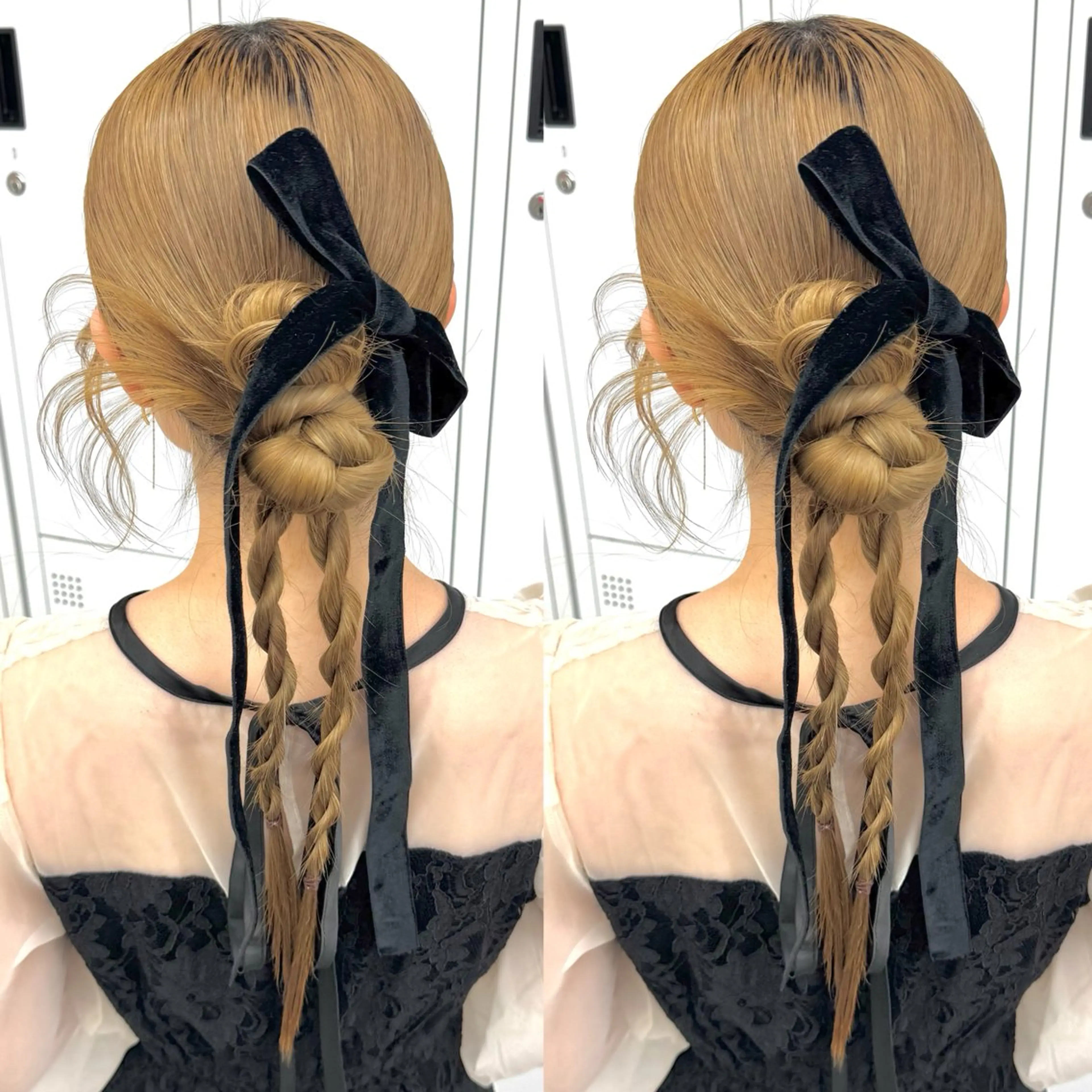 ロング ヘアアレンジ ヘアセット ヘアメ🎀推しカラー 🥣横浜/しほ🧸のヘアスタイル