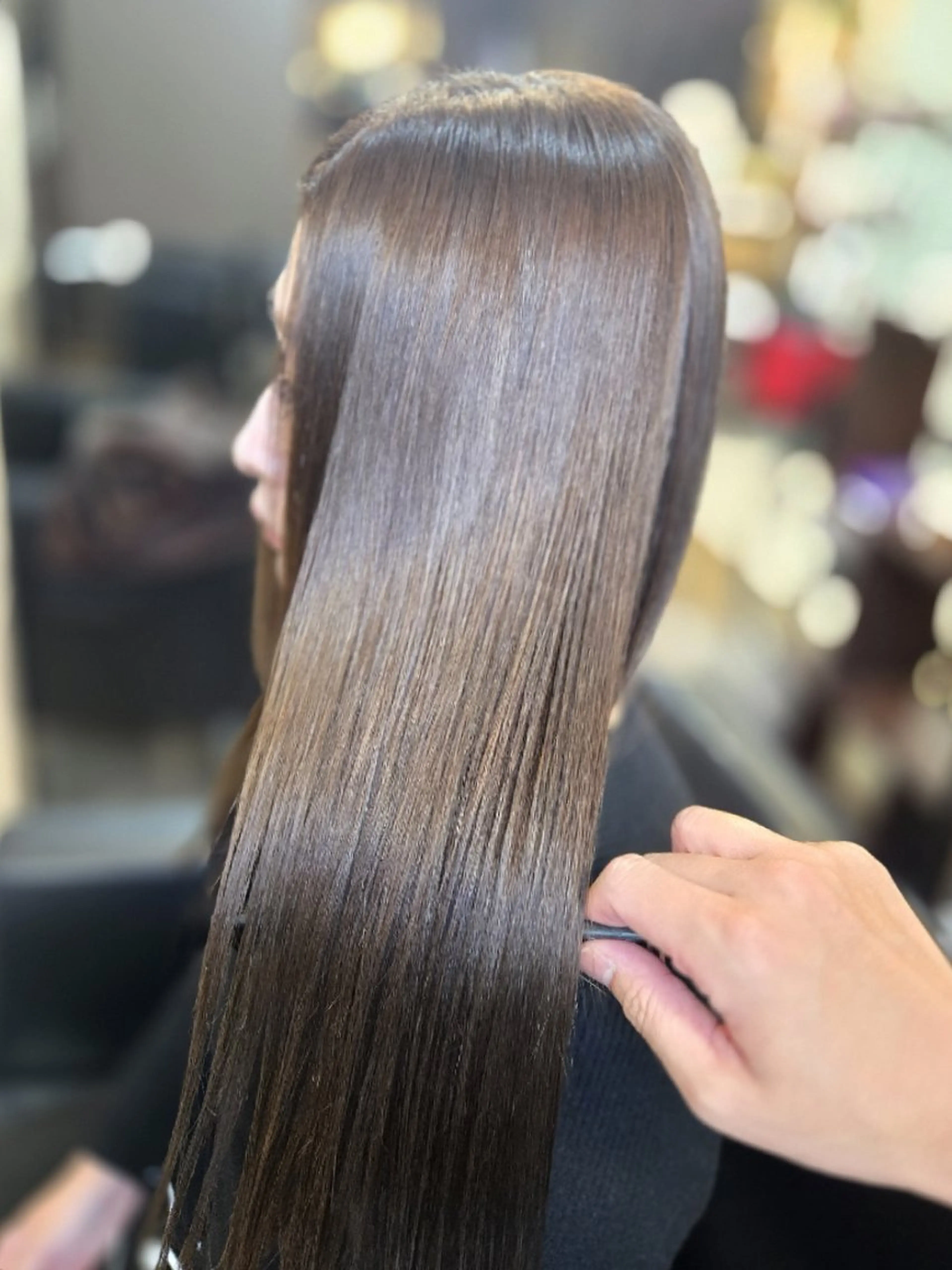 カラー アッシュ ベージュカラー 髪質改善 Seven Quarterのヘアスタイル