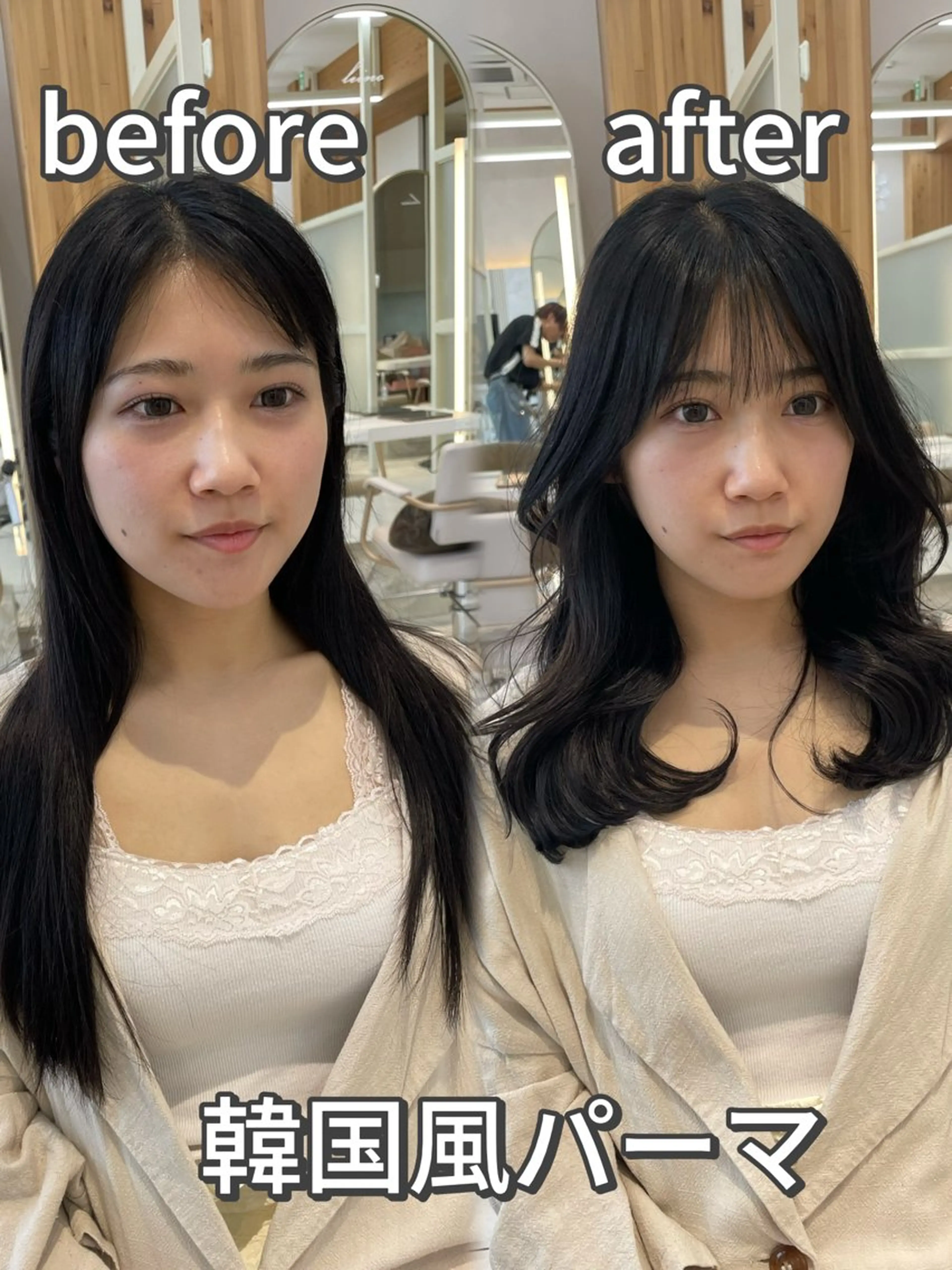 セミロング パーマ レイヤー/顔周り /韓国ヘア/TAKUのヘアスタイル