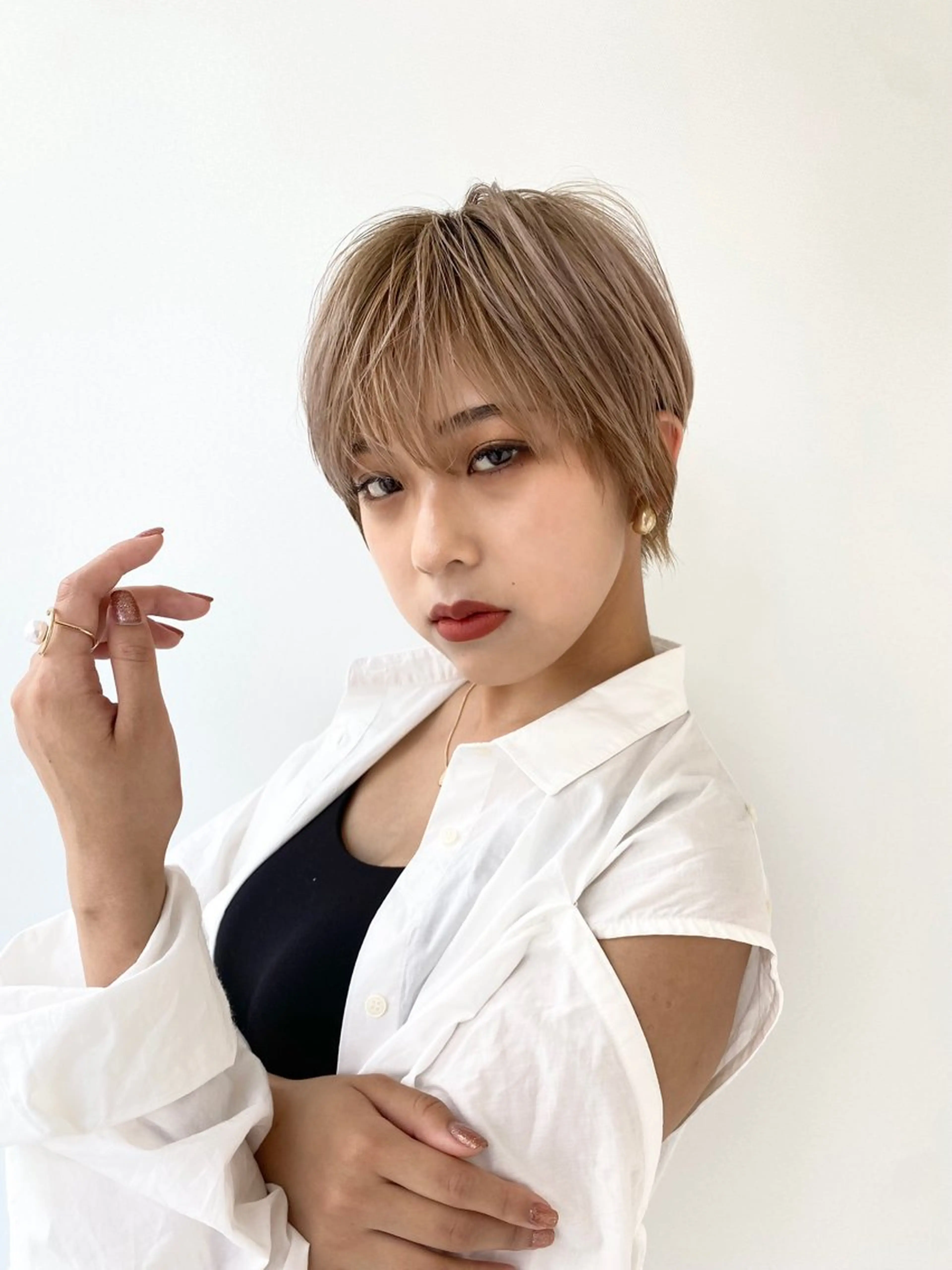 ショート ケリーズグリーン所属・艶髪 森田/嵩士のヘアスタイル