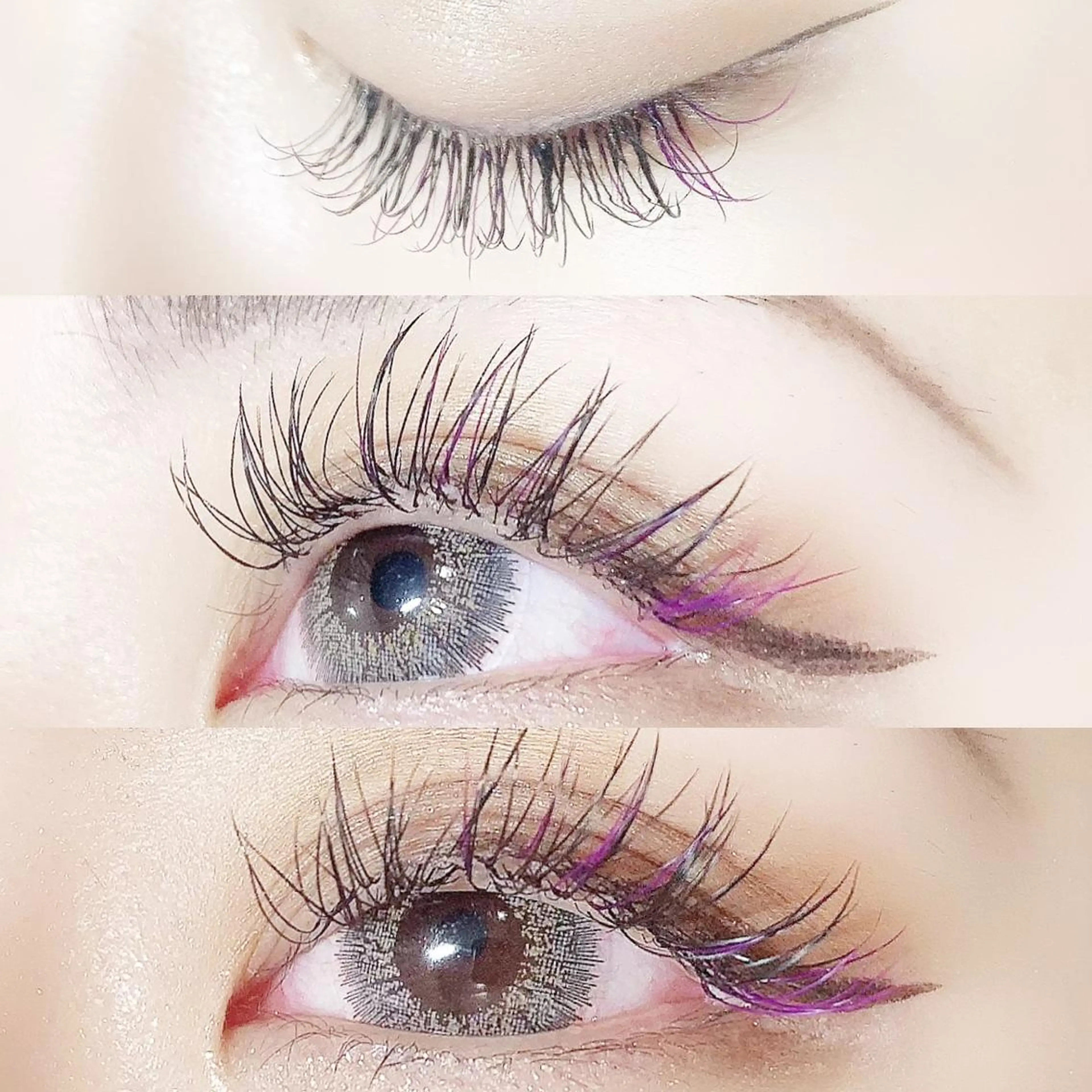 マツエク・マツパ カラーマツエク フラットラッシュ セクシー Lanhr所属・【Lanhr】 🕊aya🕊のマツエク・マツパデザイン