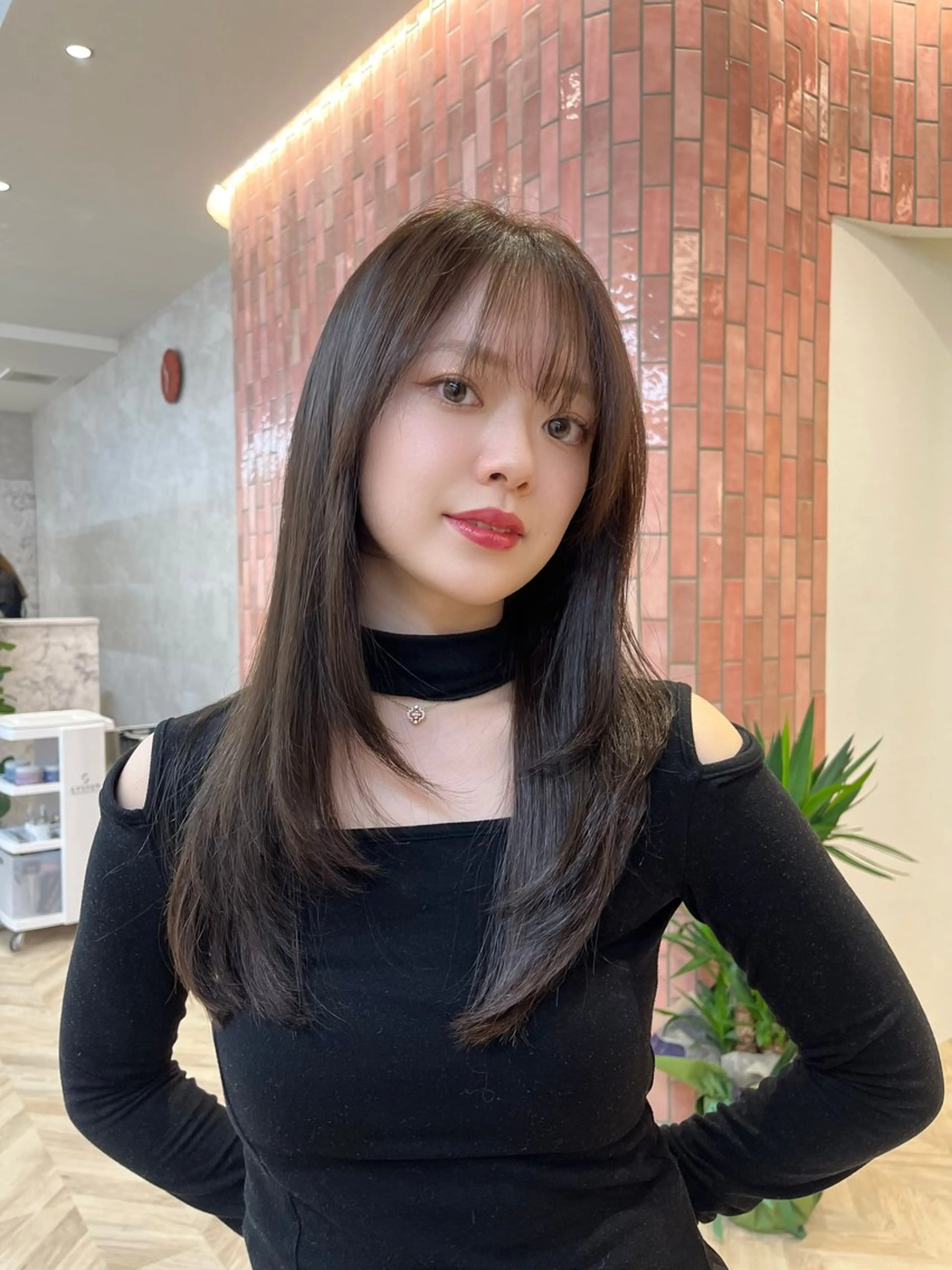 ロング カラー 柔らかい艶暖色 レイヤー🫧姫汝のヘアスタイル