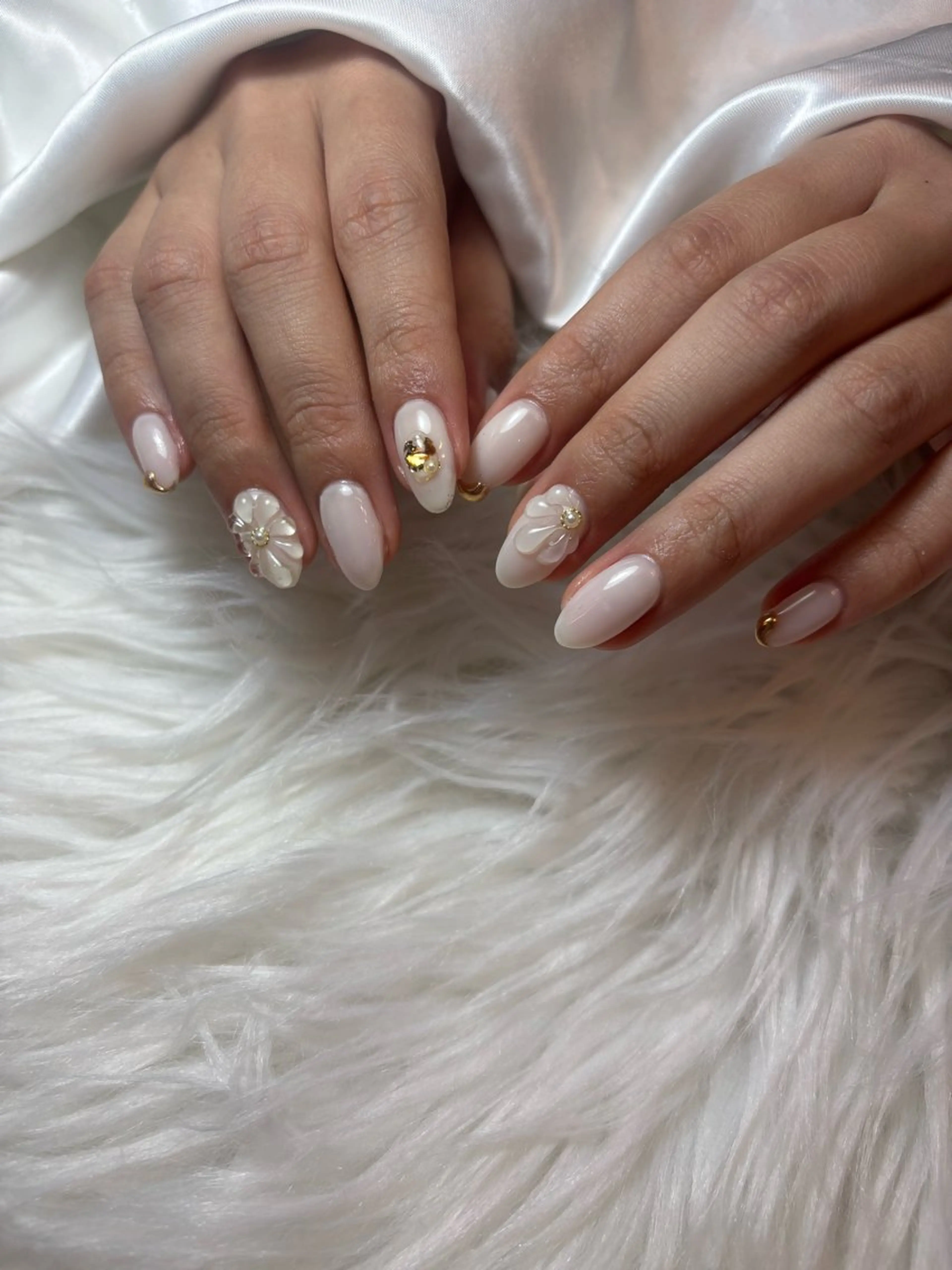 ネイル ブルー 成人式 キラキラネイル 韓国ネイル マグネットネイル ハンドネイル timtam --sakiのネイルデザイン