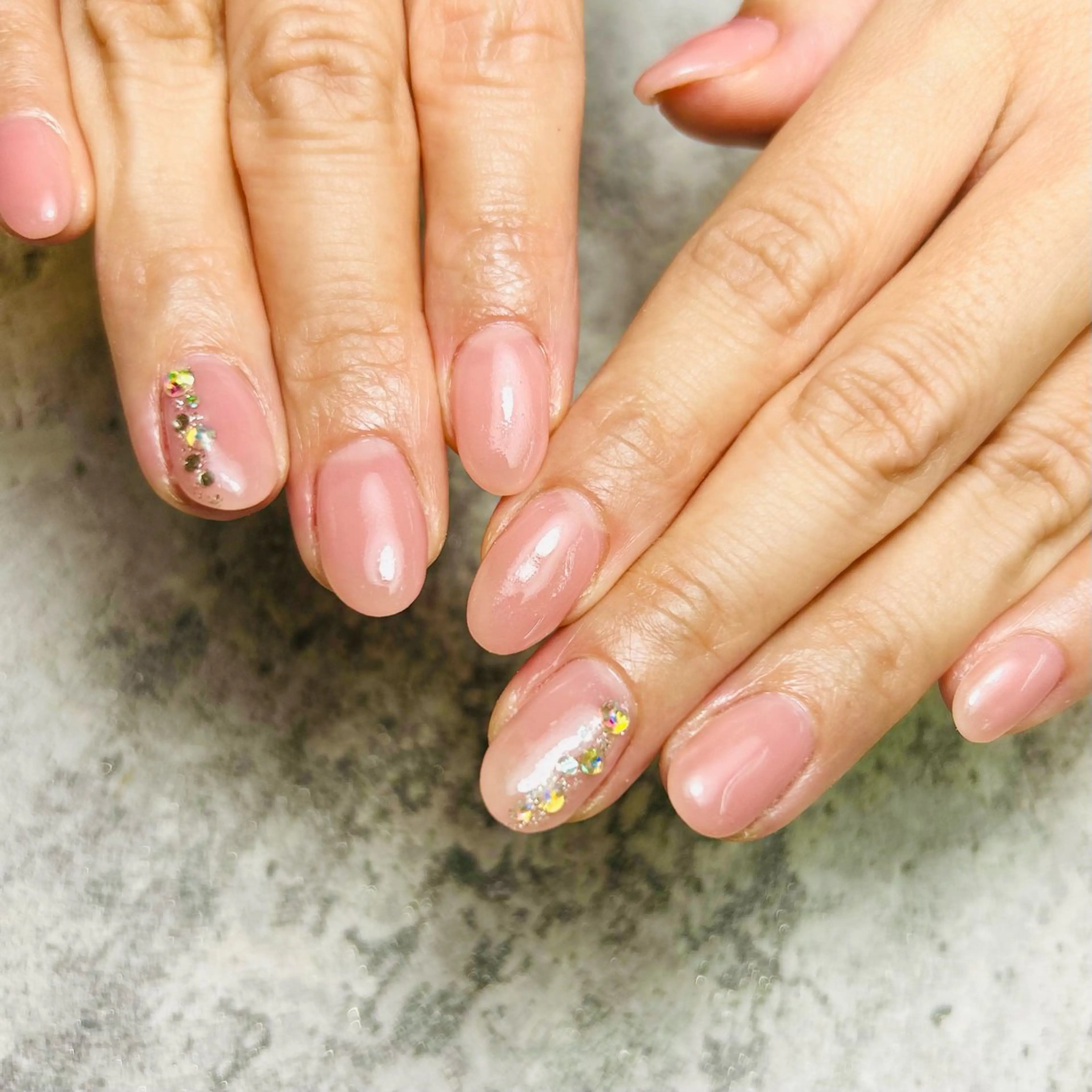 ネイル シンプルネイル 東十条muumii ネイルまつ毛のネイルデザイン