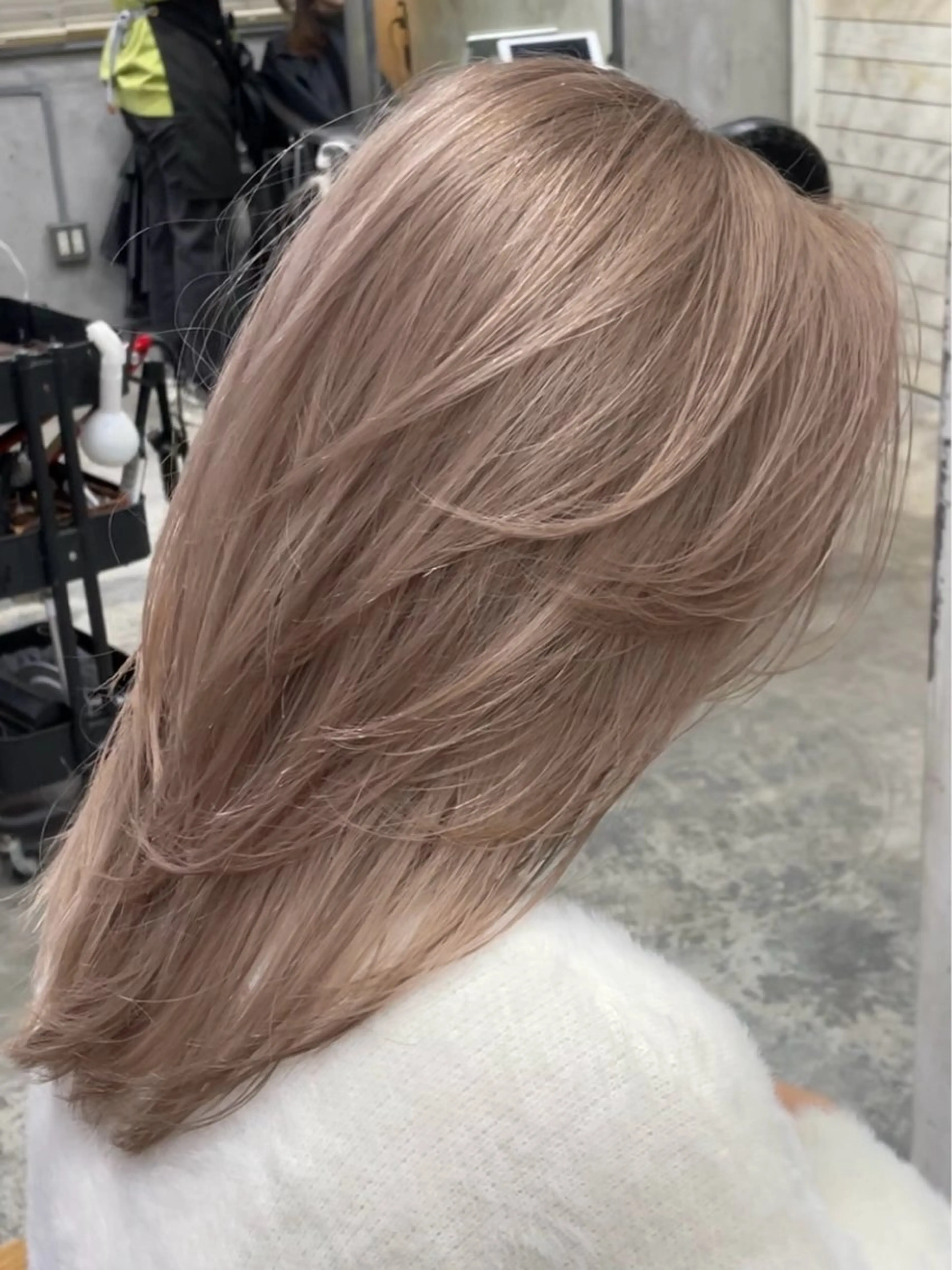 ロング カラー カット ヘアカラー トリートメント 💎桑原勇志/ ショート/ハイトーンのヘアスタイル