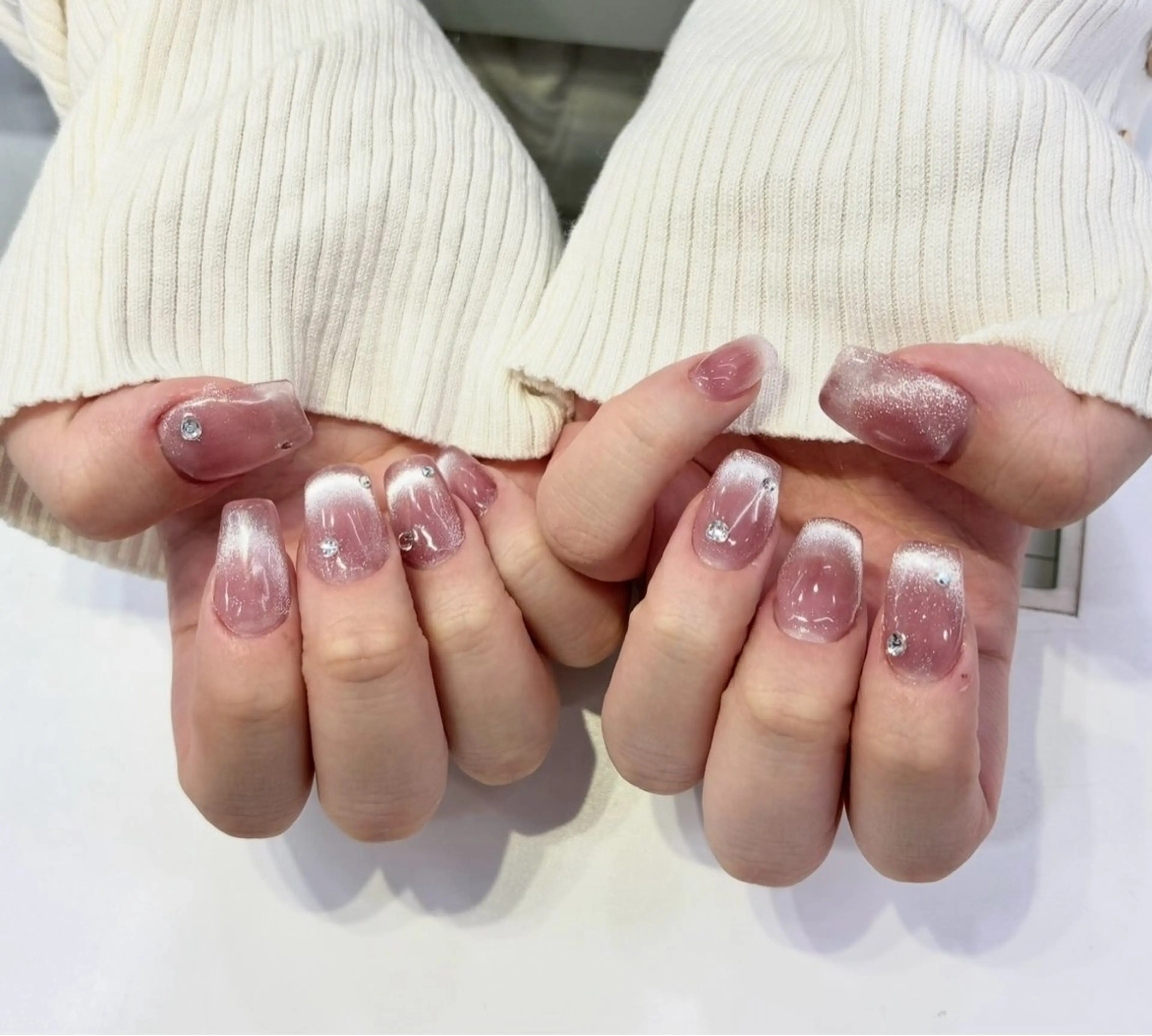 【ハンド】✨マグネットフレンチ✨フィルインオフ込み✨の写真