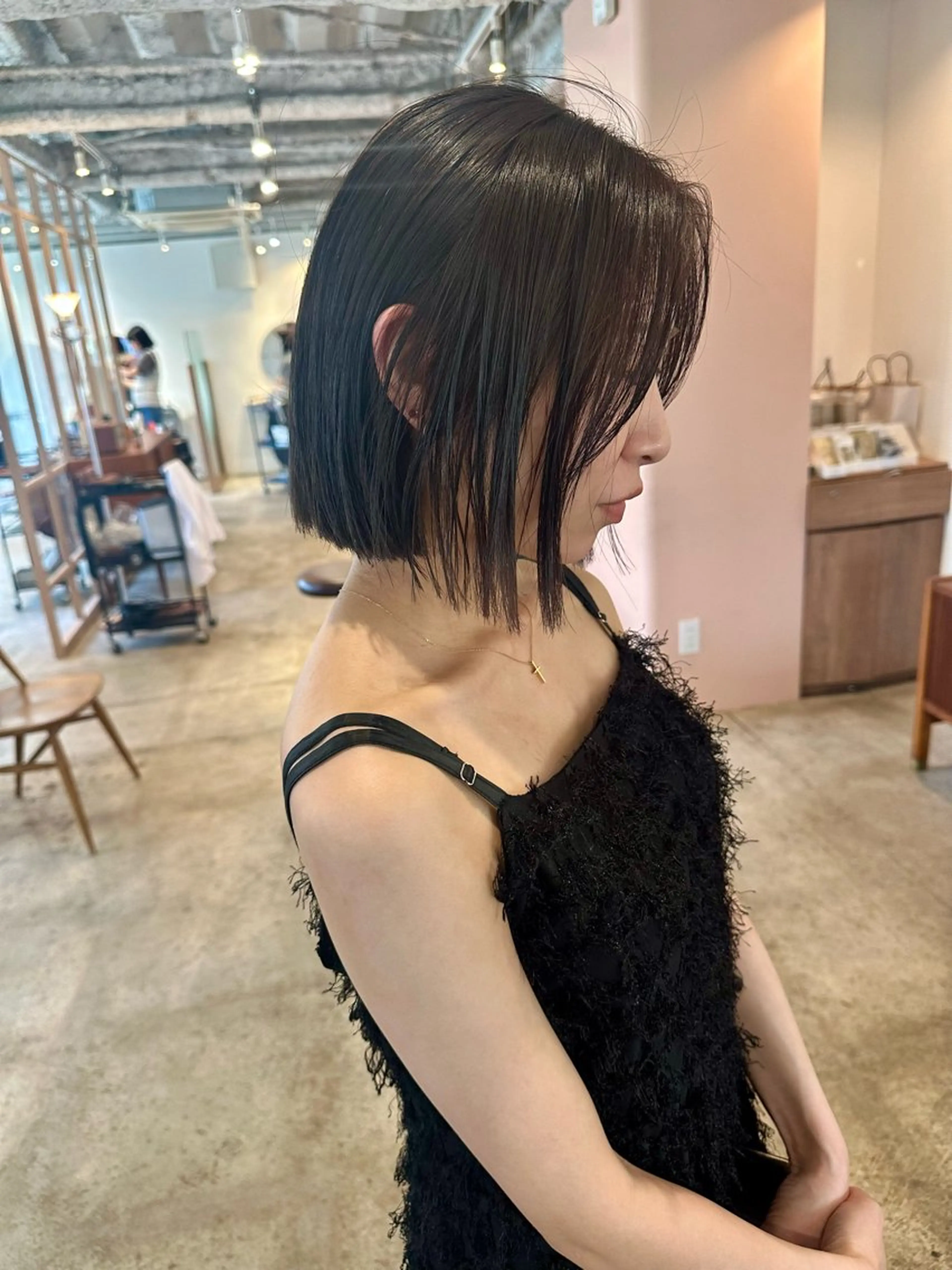 ショート カット ヘアカラー トリートメント ナチュラル/レイヤー 磯飛⭐️慎之介のヘアスタイル