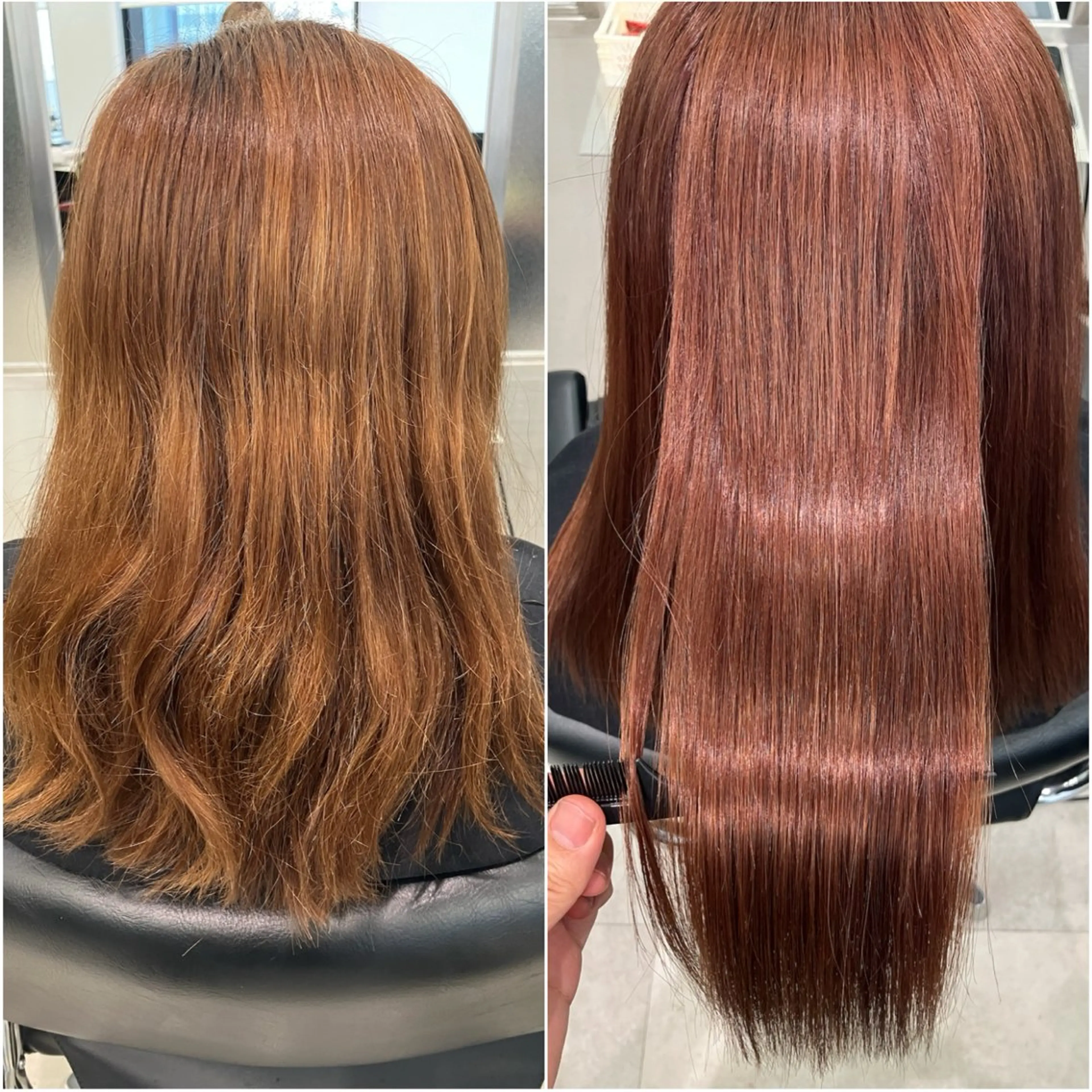 ロング カラー 髪質改善 トリートメント 髪質改善/艶カラー 縮毛矯正/みほのヘアスタイル