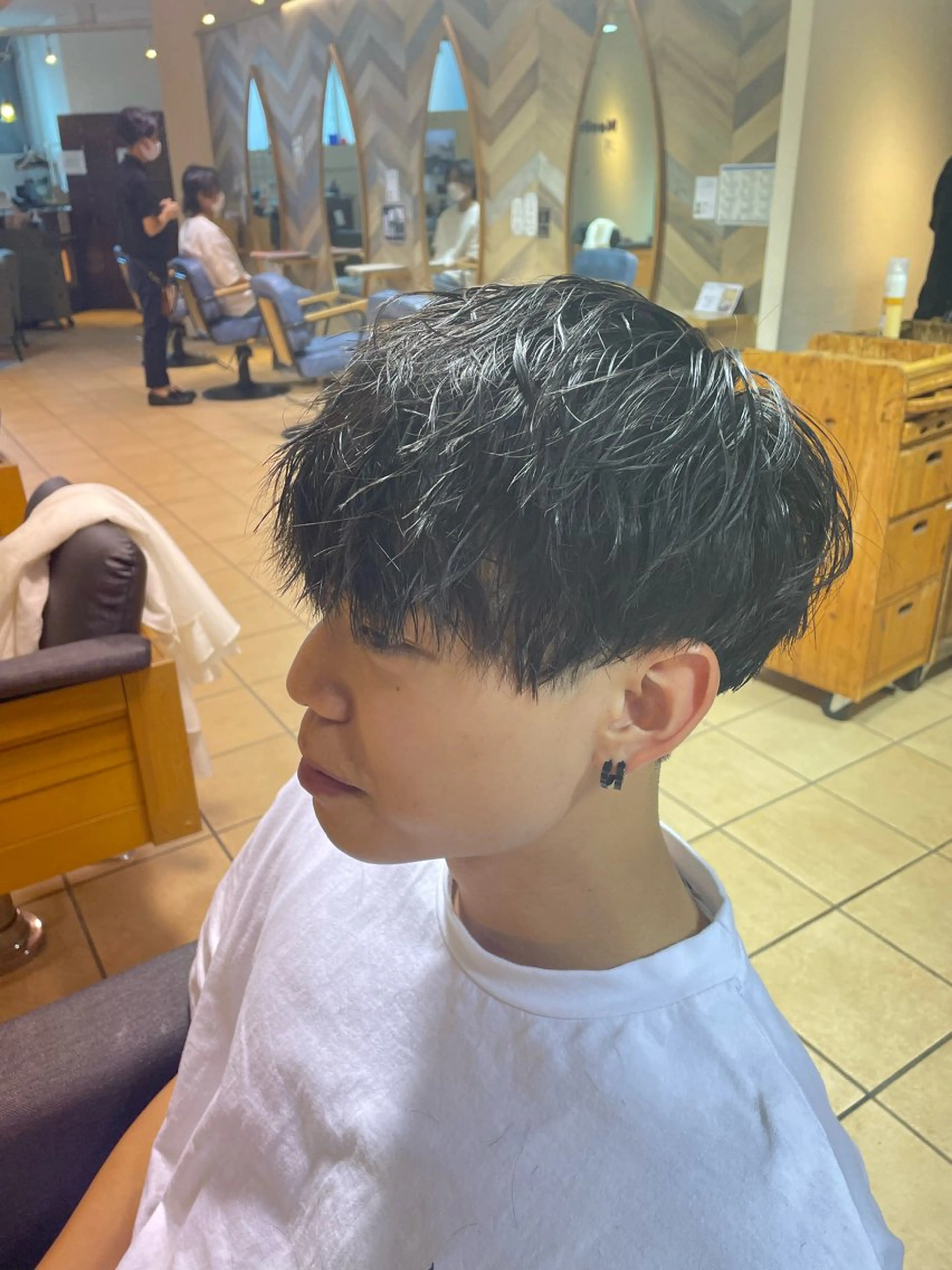 ショート パーマ メンズ カット パーマ すげさやか ✨メンズカットパーマのヘアスタイル