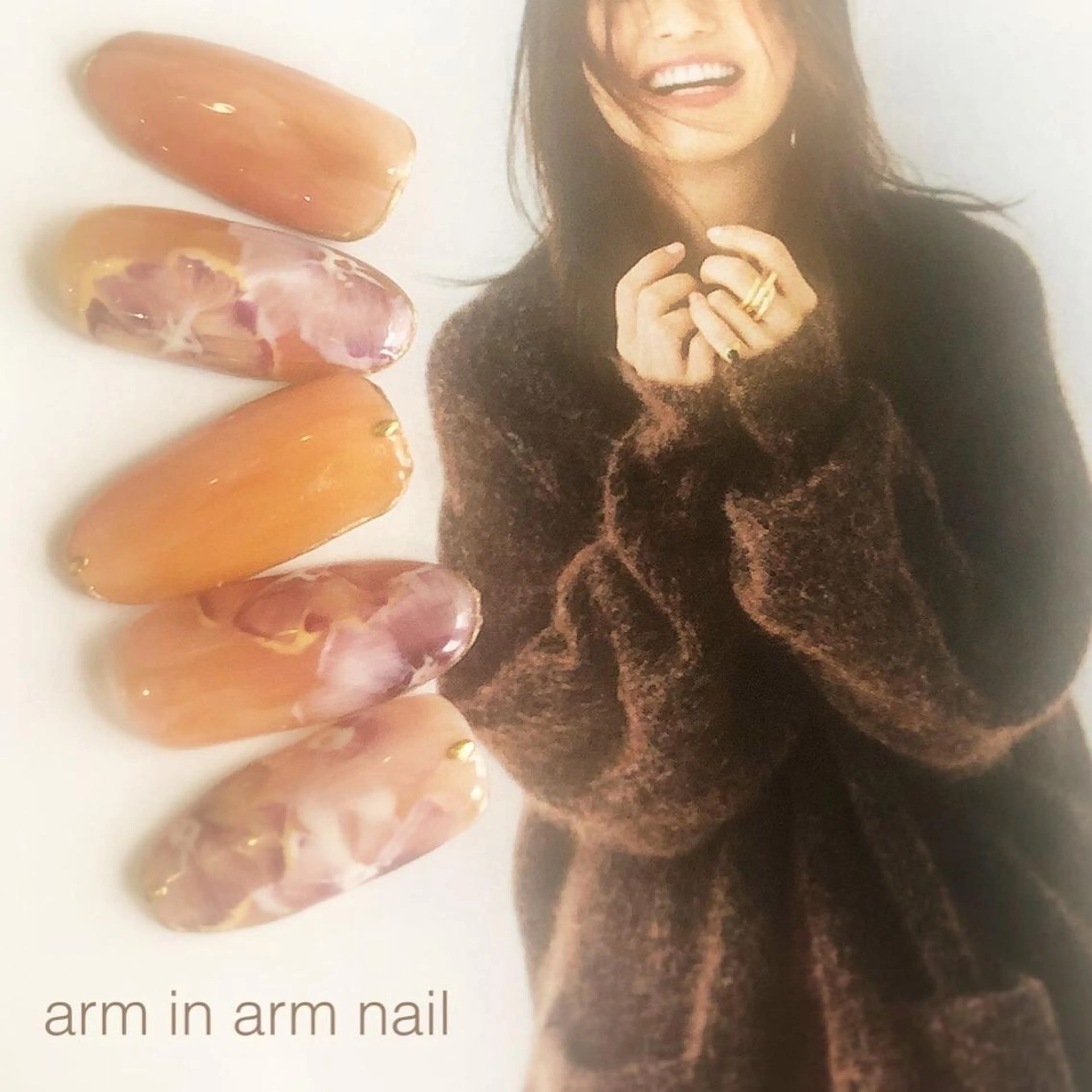 ネイル arm in arm ︎✿Yamamotoのマツエク・マツパデザイン