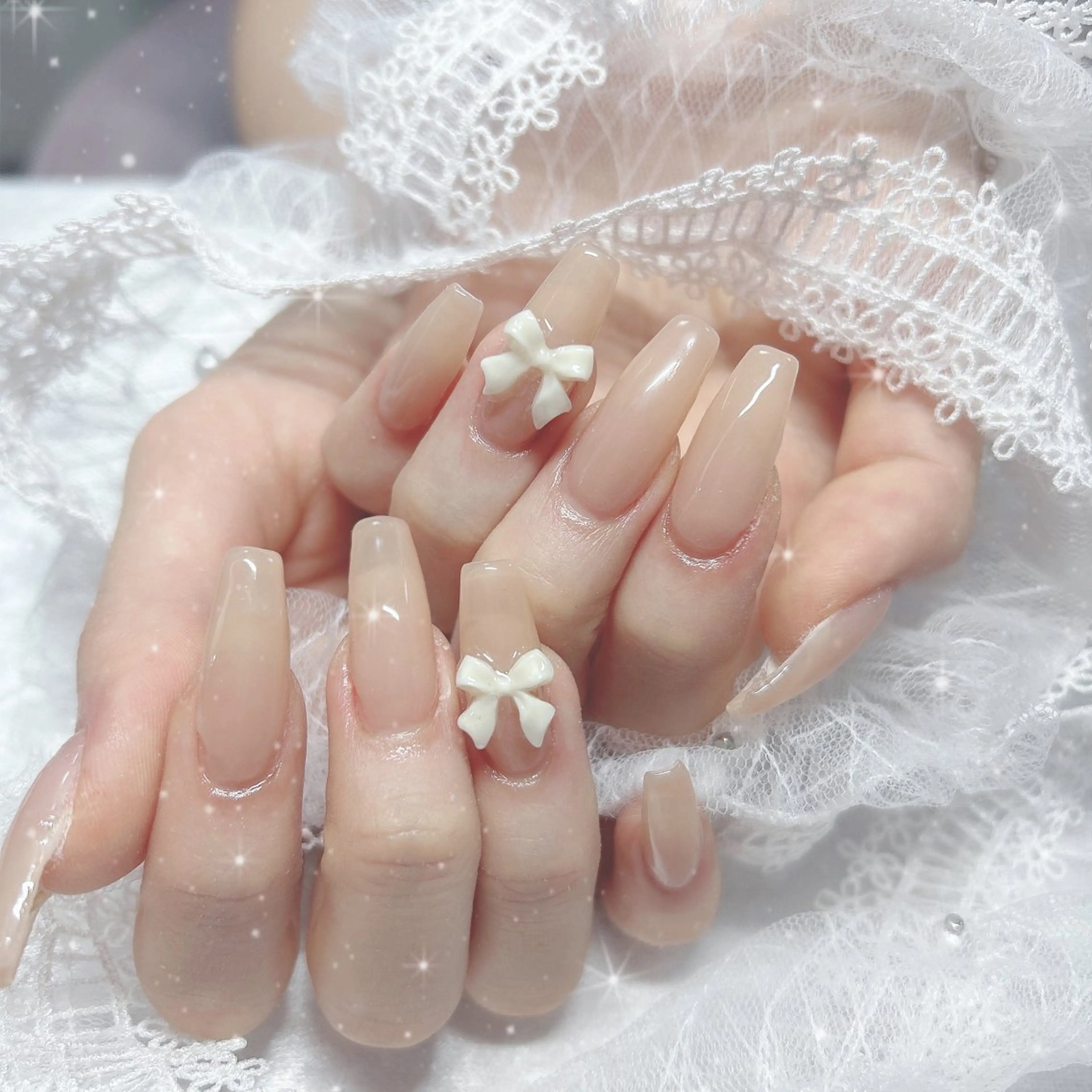 ネイル スカルプネイル シンプルネイル ハンドネイル Bestnail所属・Best Nail Yu🎀🫧のネイルデザイン