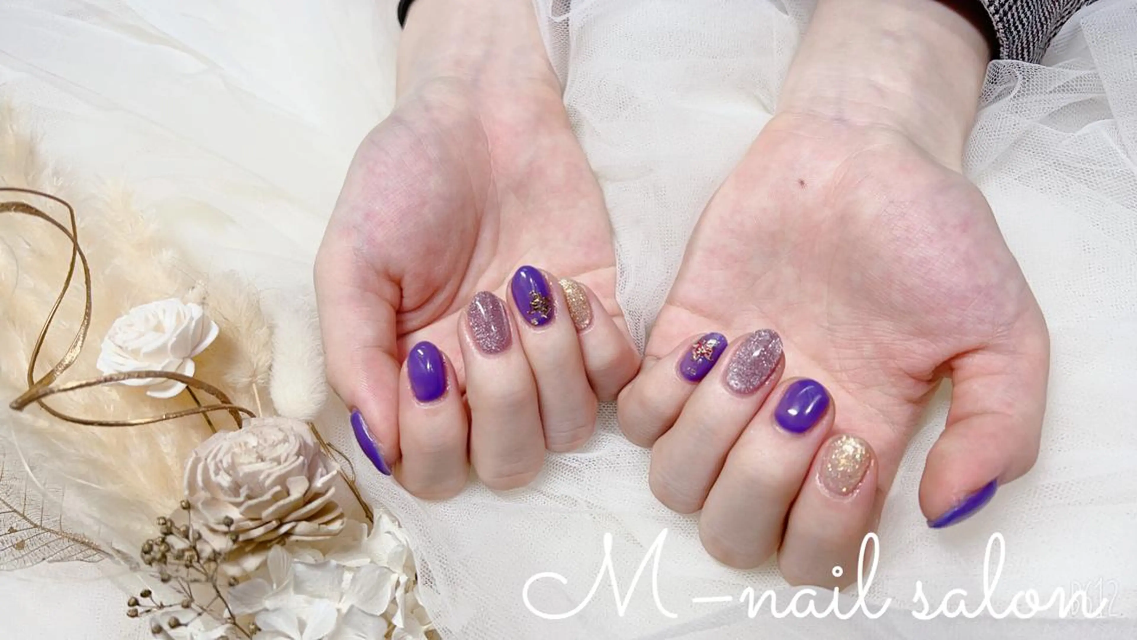 ネイル シンプルネイル M_ nail salonのネイルデザイン