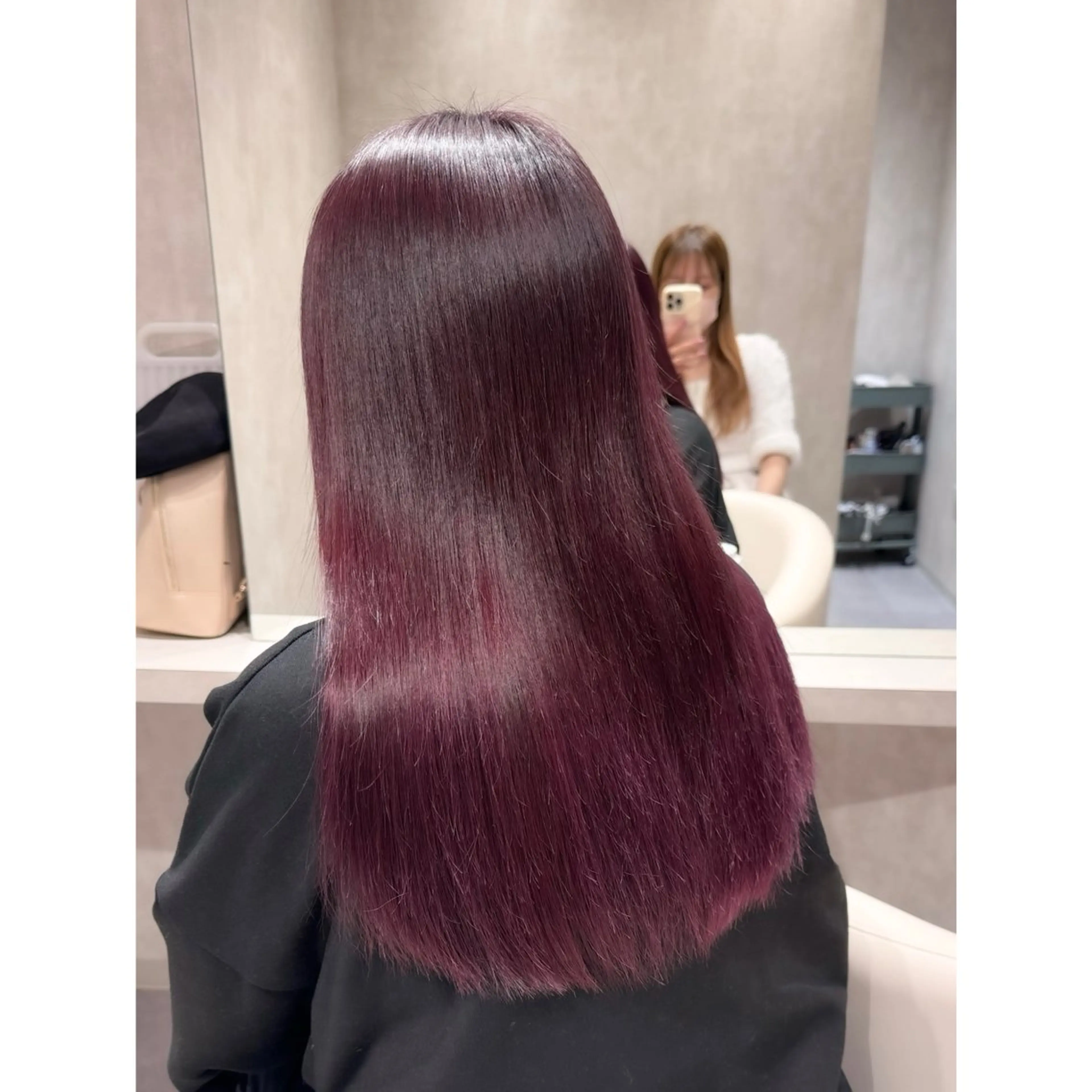 ロング カラー ピンクカラー ヘアカラー miyu /トレンド カラー×艶髪のヘアスタイル