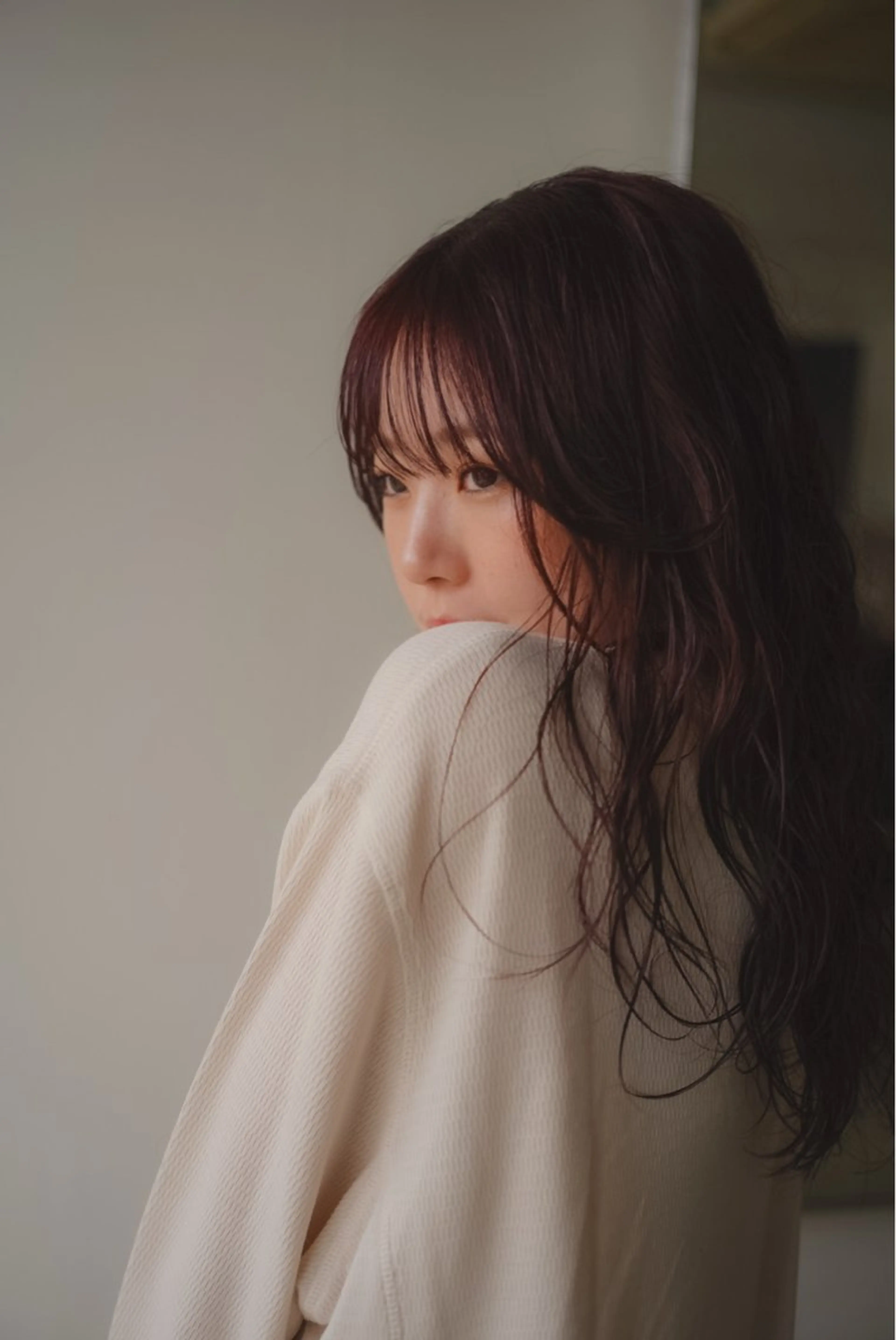 セミロング カラー パーマ オレンジ カット ヘアカラー トリートメント plus HAIR いずみのヘアスタイル