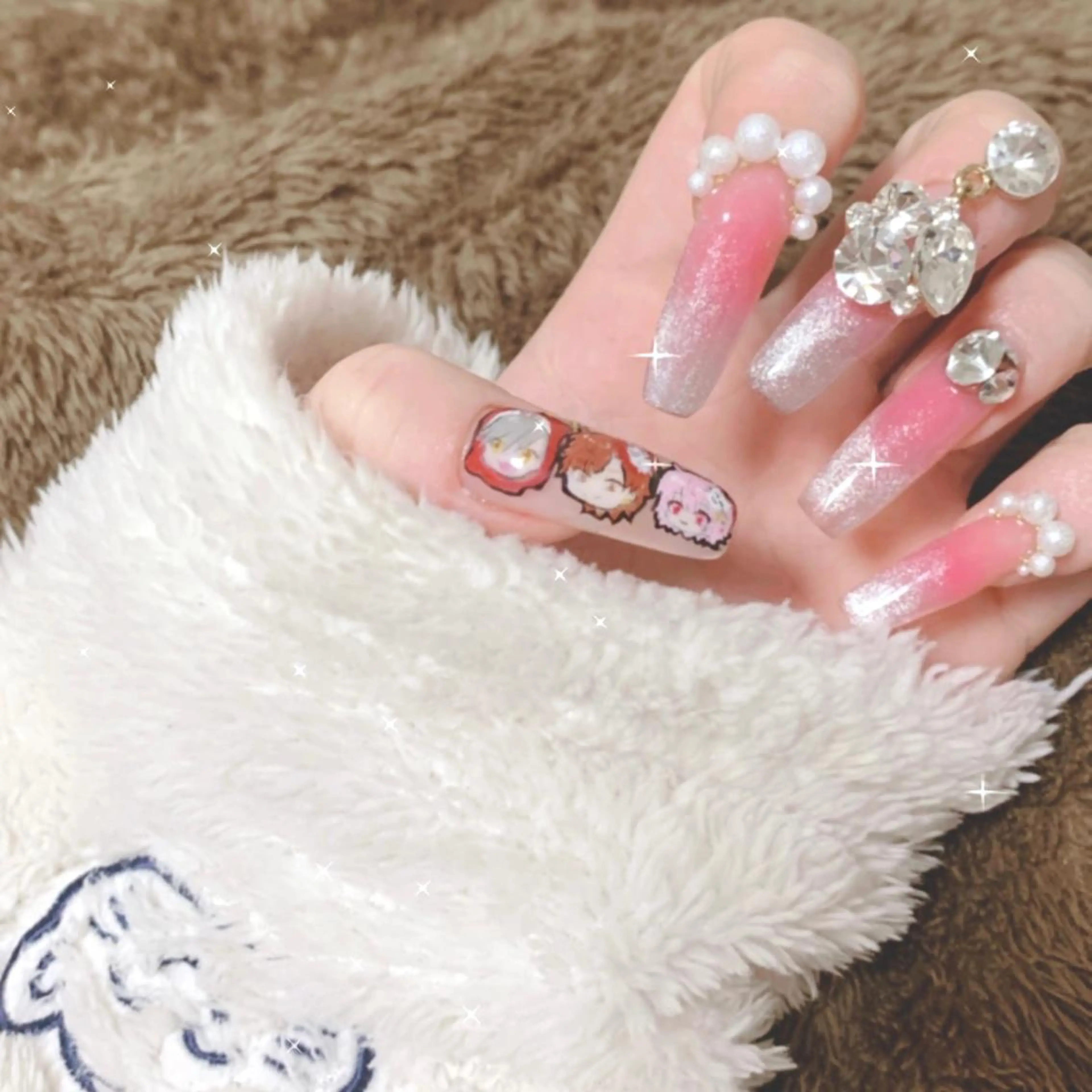 ネイル 岸本 みなみのネイルデザイン