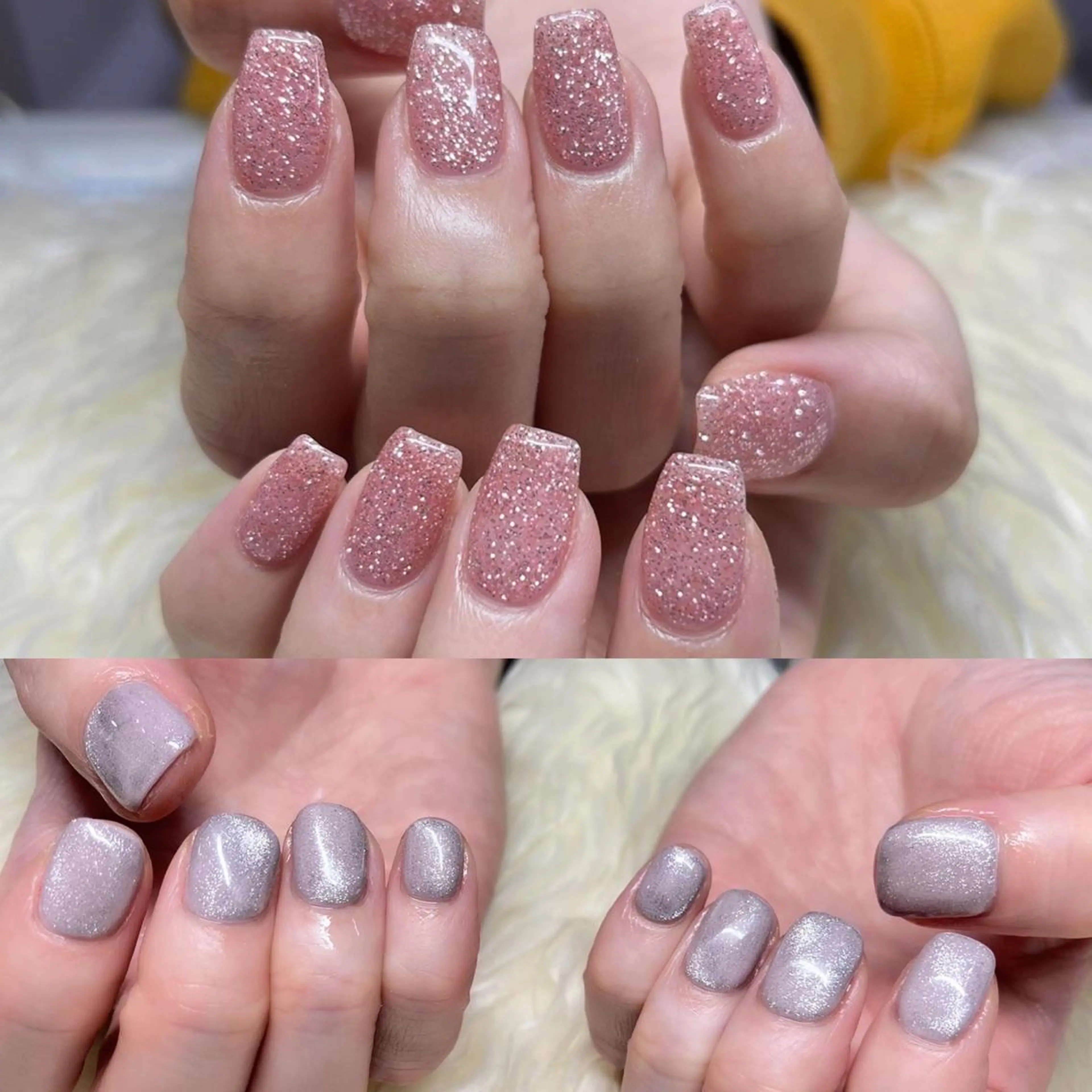 ネイル 長さ出し ジェルネイル 韓国ネイル マグネットネイル ワンカラーネイル ハンドネイル Nail&eye Belire 新宿のネイルデザイン