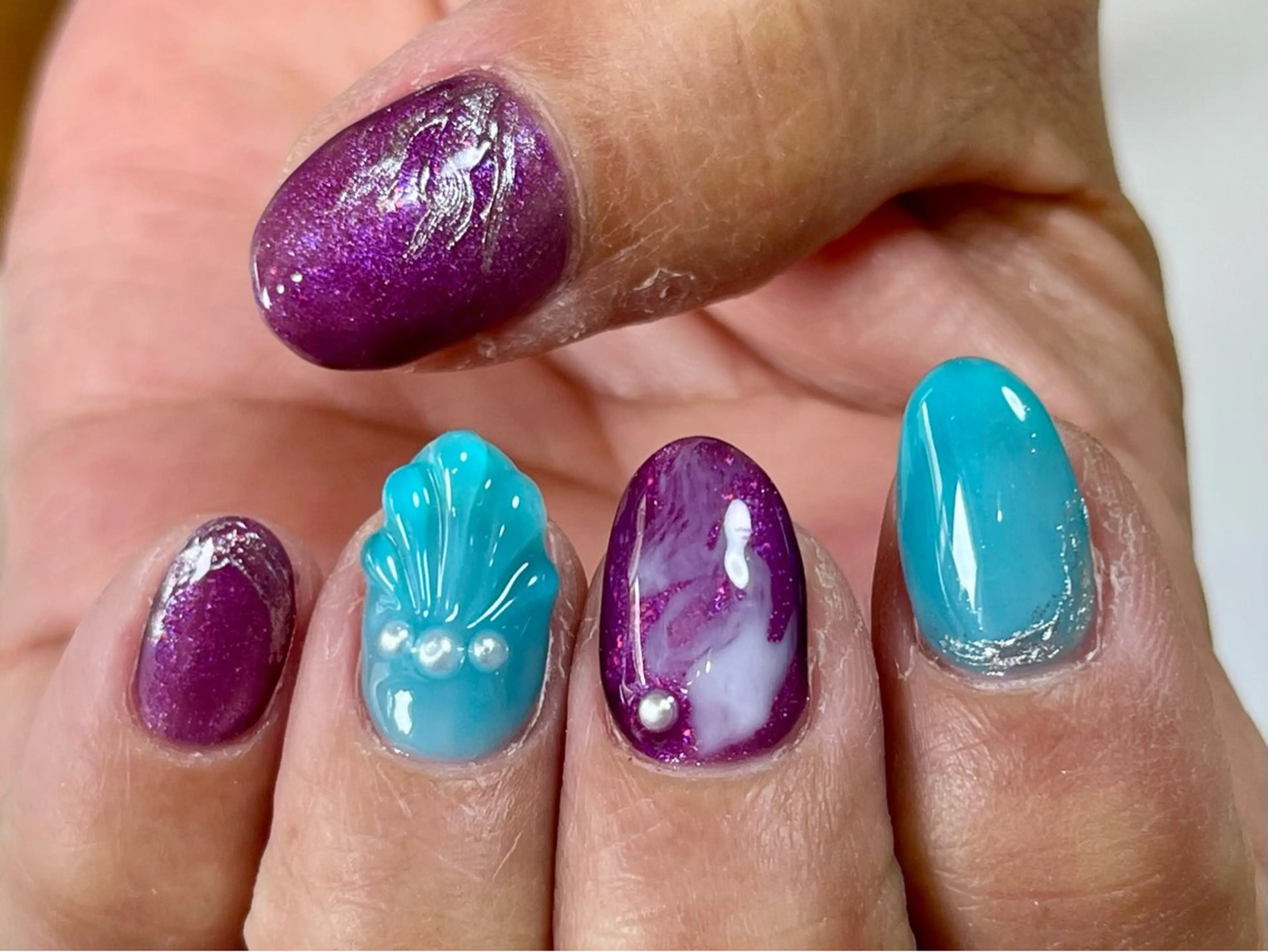 ネイル ハンドネイル まり りぃ〜んのネイルデザイン