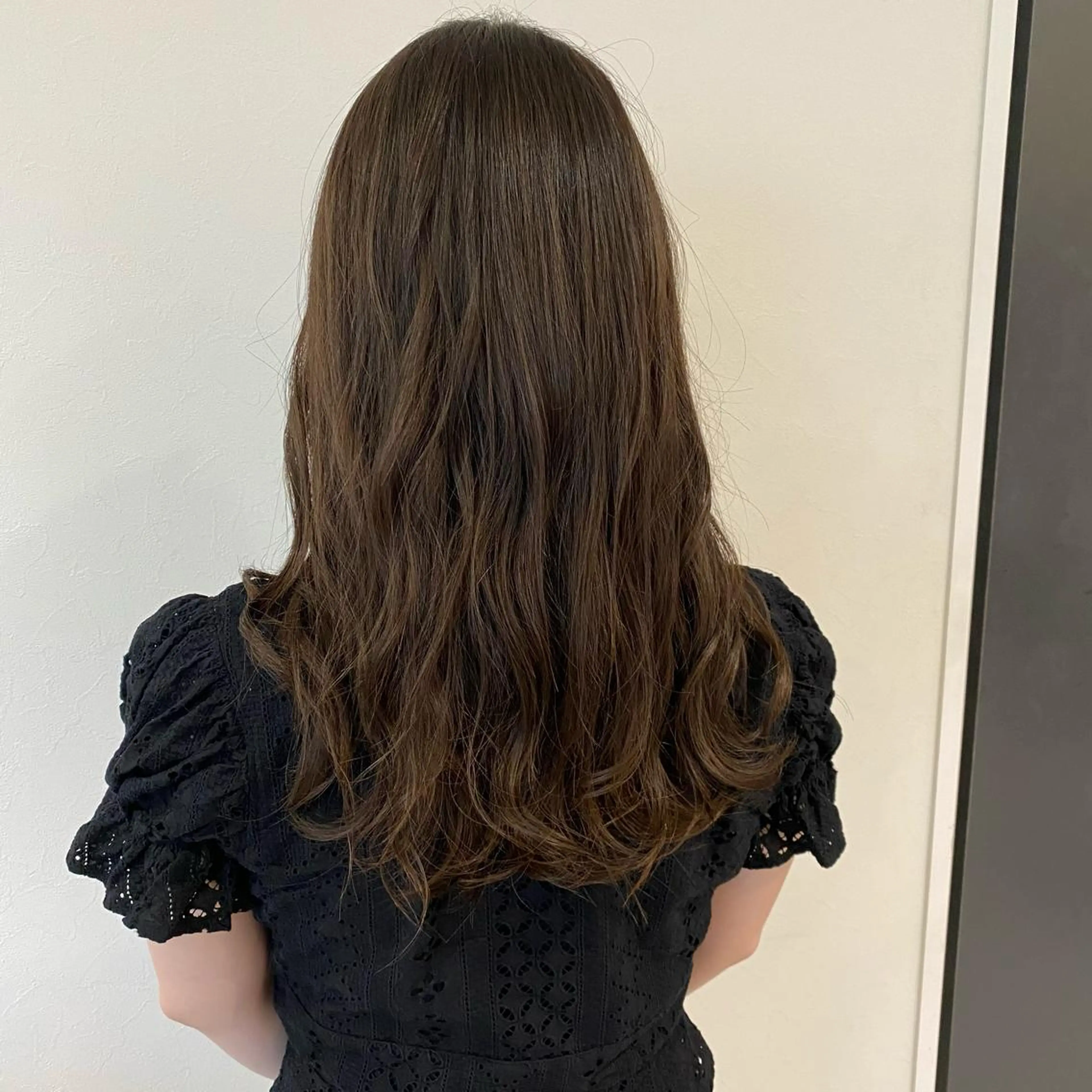 セミロング カット ヘアカラー トリートメント 髪質改善/shuki 韓国/代表取締役のヘアスタイル