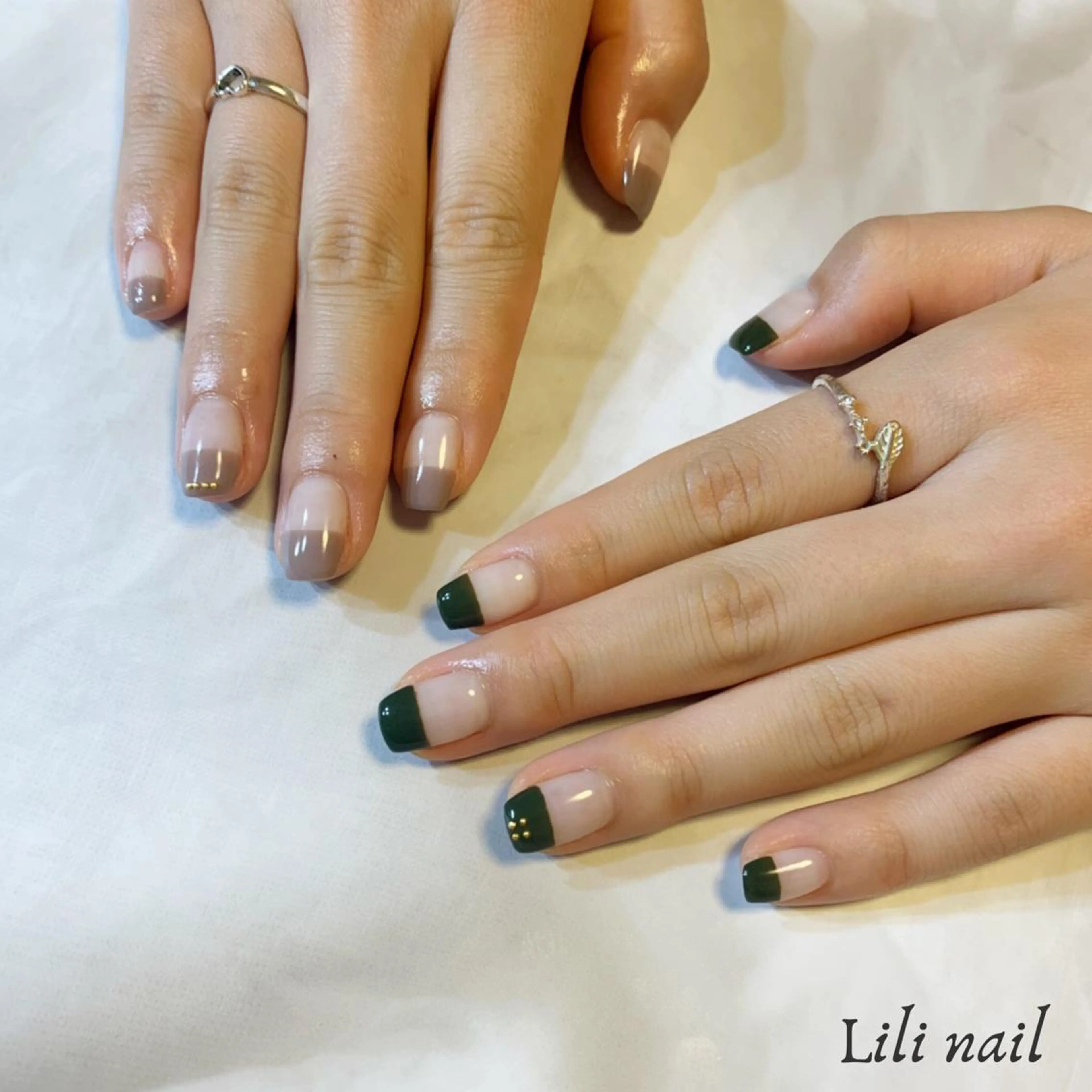 ショート ネイル ハンドネイル Lilibeauty salonのネイルデザイン